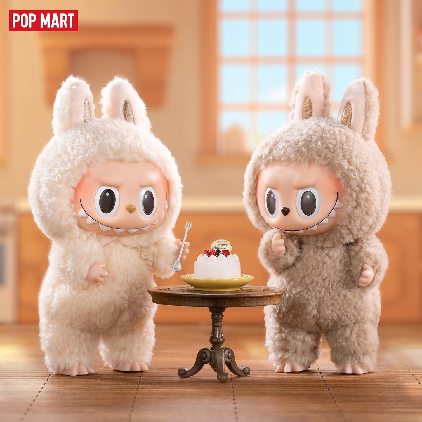 POP MART The Monsters - Tasty Macarons Vinyl Face Blind Box, LABUBU Random Design Action Figures Collectible Toys Home Desk Decorations, Holiday Birthday Gifts for Girls and Boys, Single Box