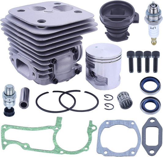 Adefol 50mm Cylinder Piston Gasket Kit for 365 372XP X-Torq Husqvarna Chainsaw Replacement 575 25 57-02