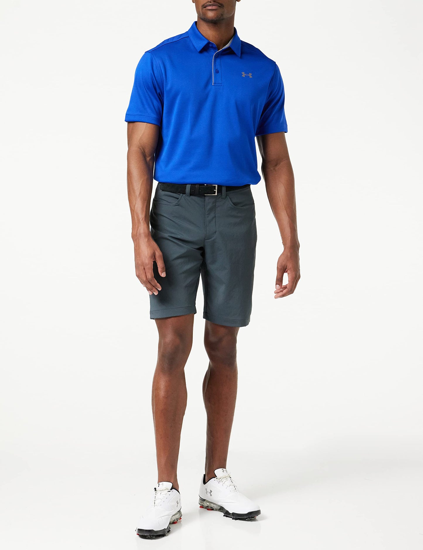 Under Armour Men's Tech Golf Polo , Royal (400)/Graphite, 3X-Large Tall