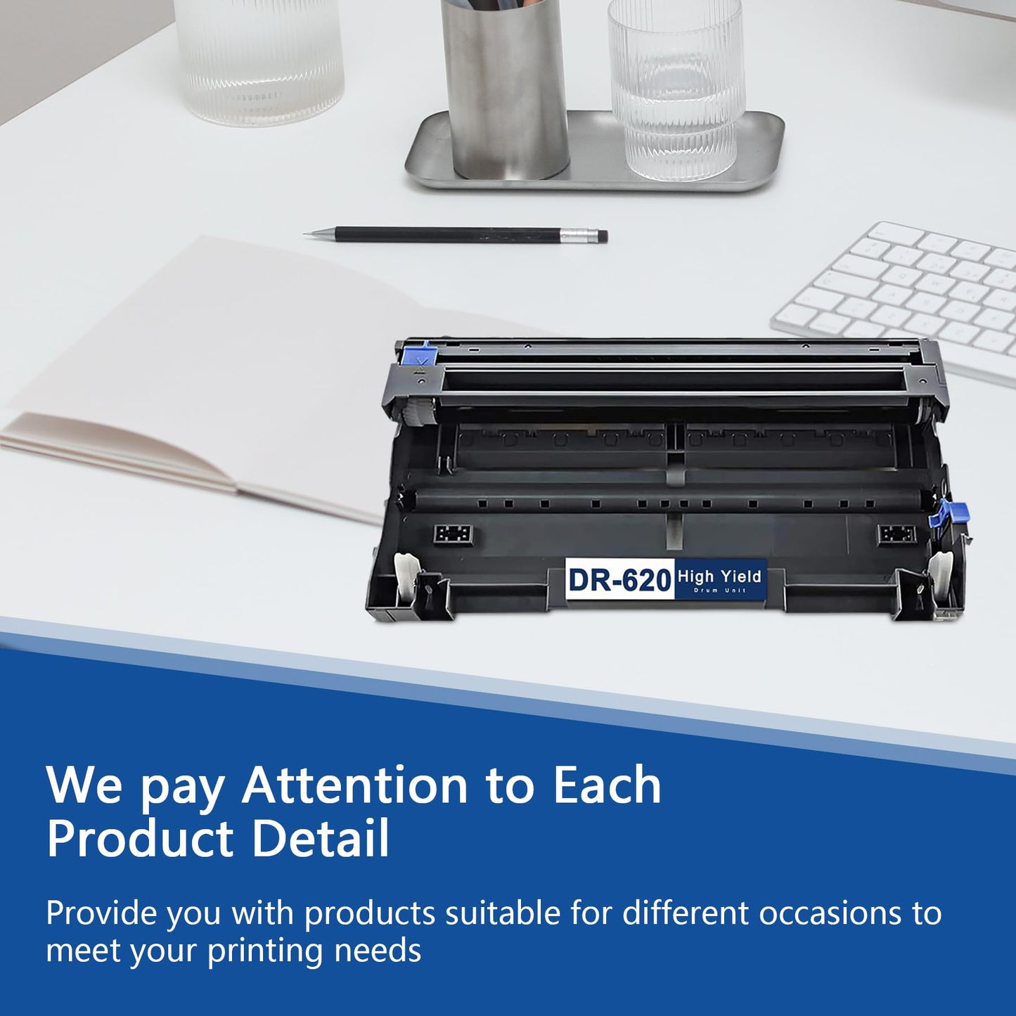 DR620 DR 620 Drum Unit High Yield Replacement for Brother DR-620 HL-5240 HL-5270DN MFC-8370 MFC-8460N MFC-8480DN DCP-8060 DCP-8065DN Printer (1 Pack)