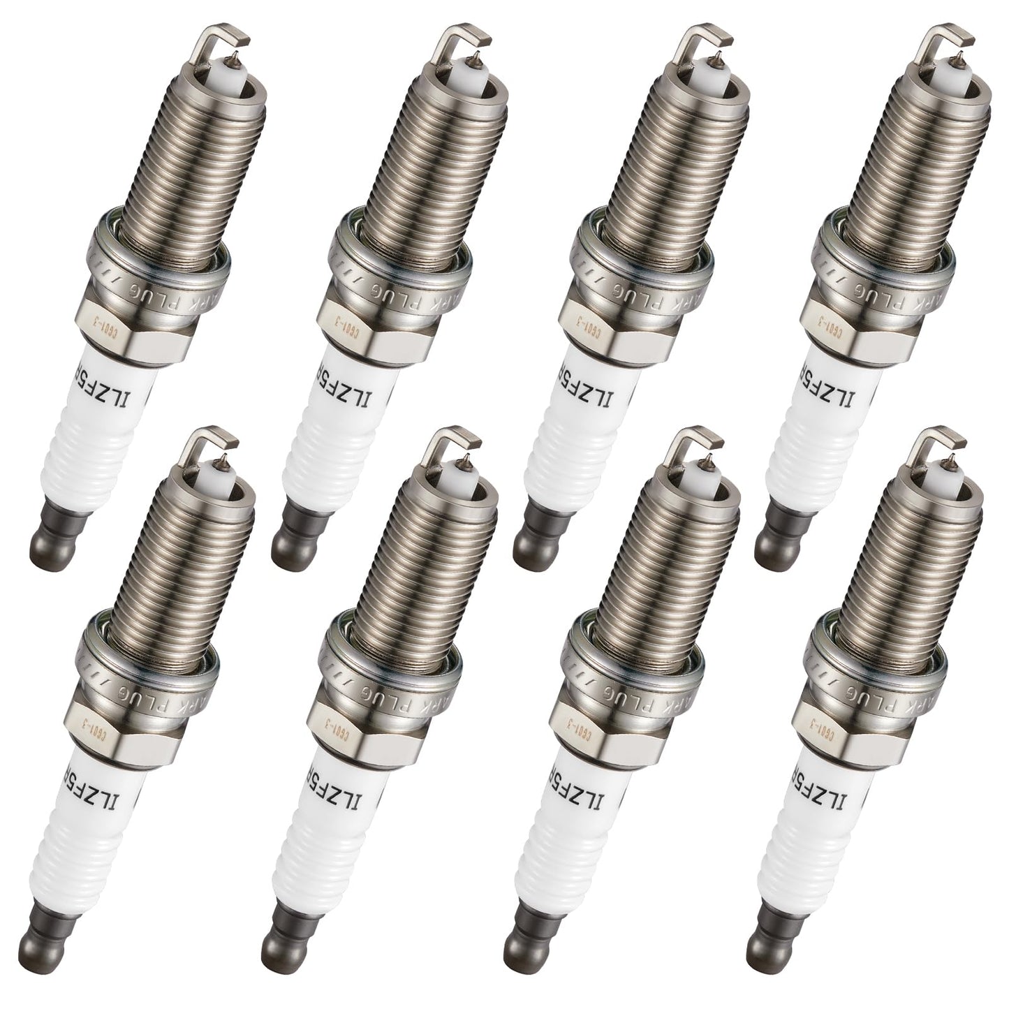 BDFHYK Iridium Spark Plugs LZFR5CI-11 Compatible with Jeep Grand Cherokee Commander,Compatible with Dodge Durango Charger Challenger Dakota 2500 3500 1500 Classic, 300 Aspen 4.7L 5.7L 92145 Set of 8