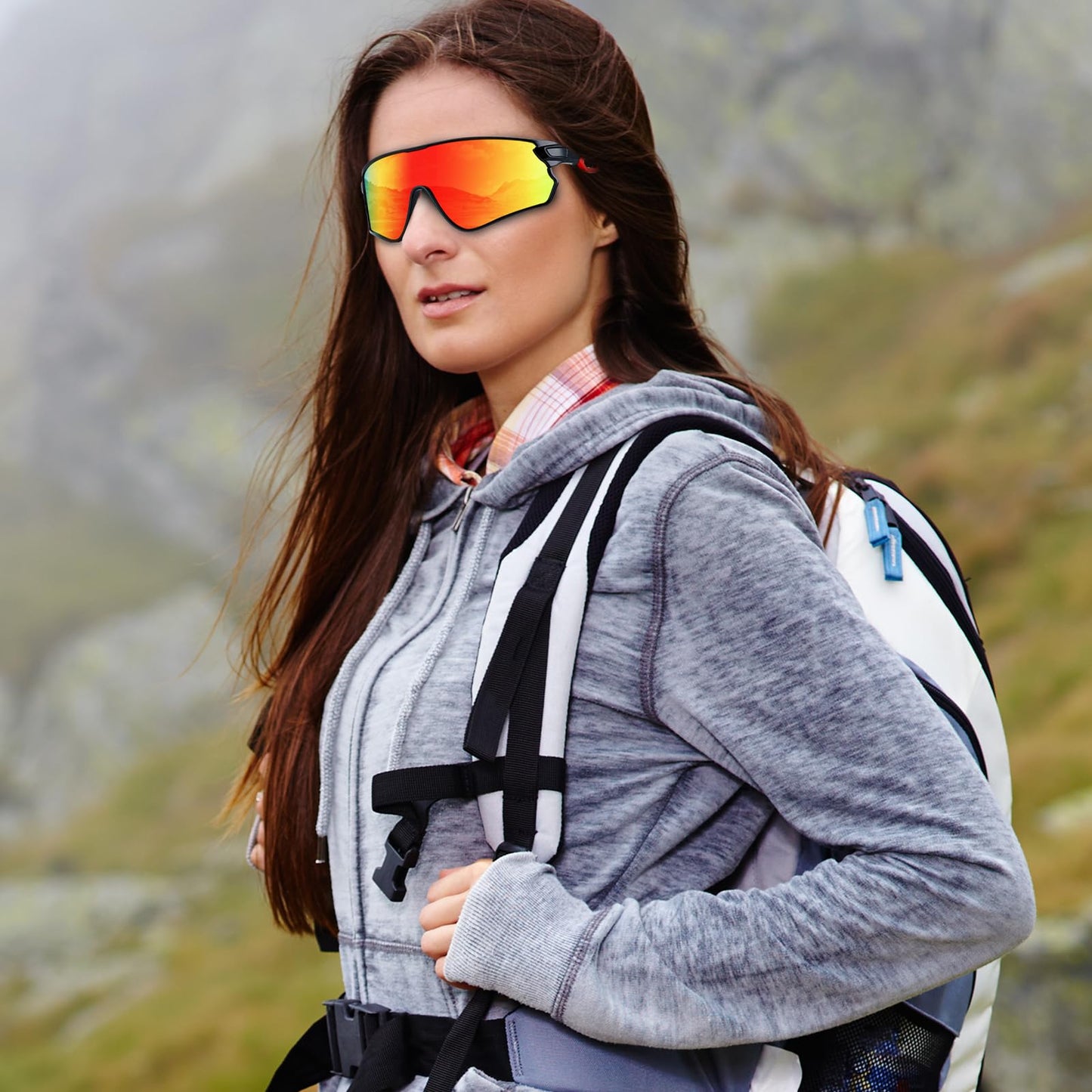 BEACOOL Polarized Sports Sunglasses for Men Women Youth Baseball Fishing Cycling Running Hiking Motorcycle Tac Glasses UV400