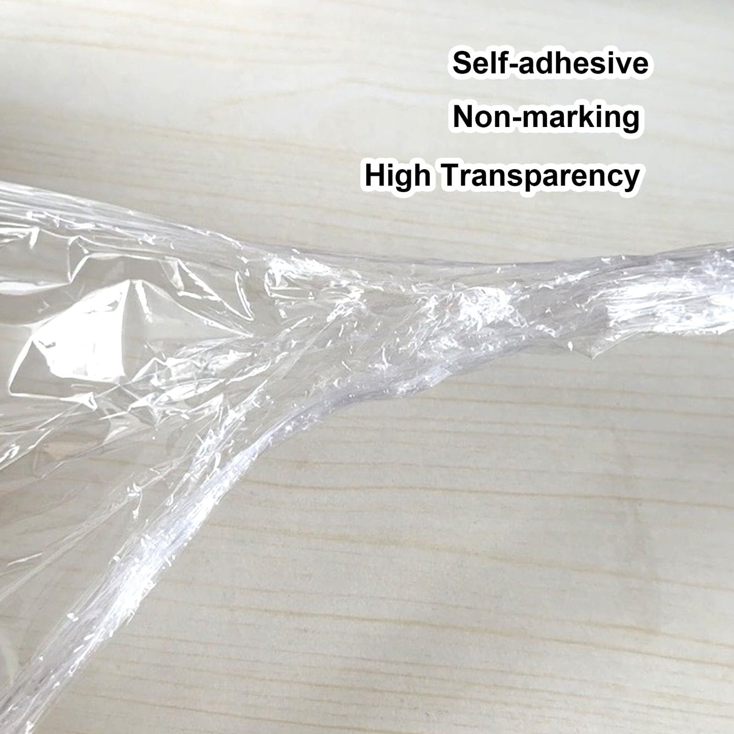 AMOGATO Stretch Film for Moving and Packaging - Strong, Residue-Free, Easy to Use with Blue Handles,60 Gauge, 2 Pack Clear 15 Inch x 1000 Feet