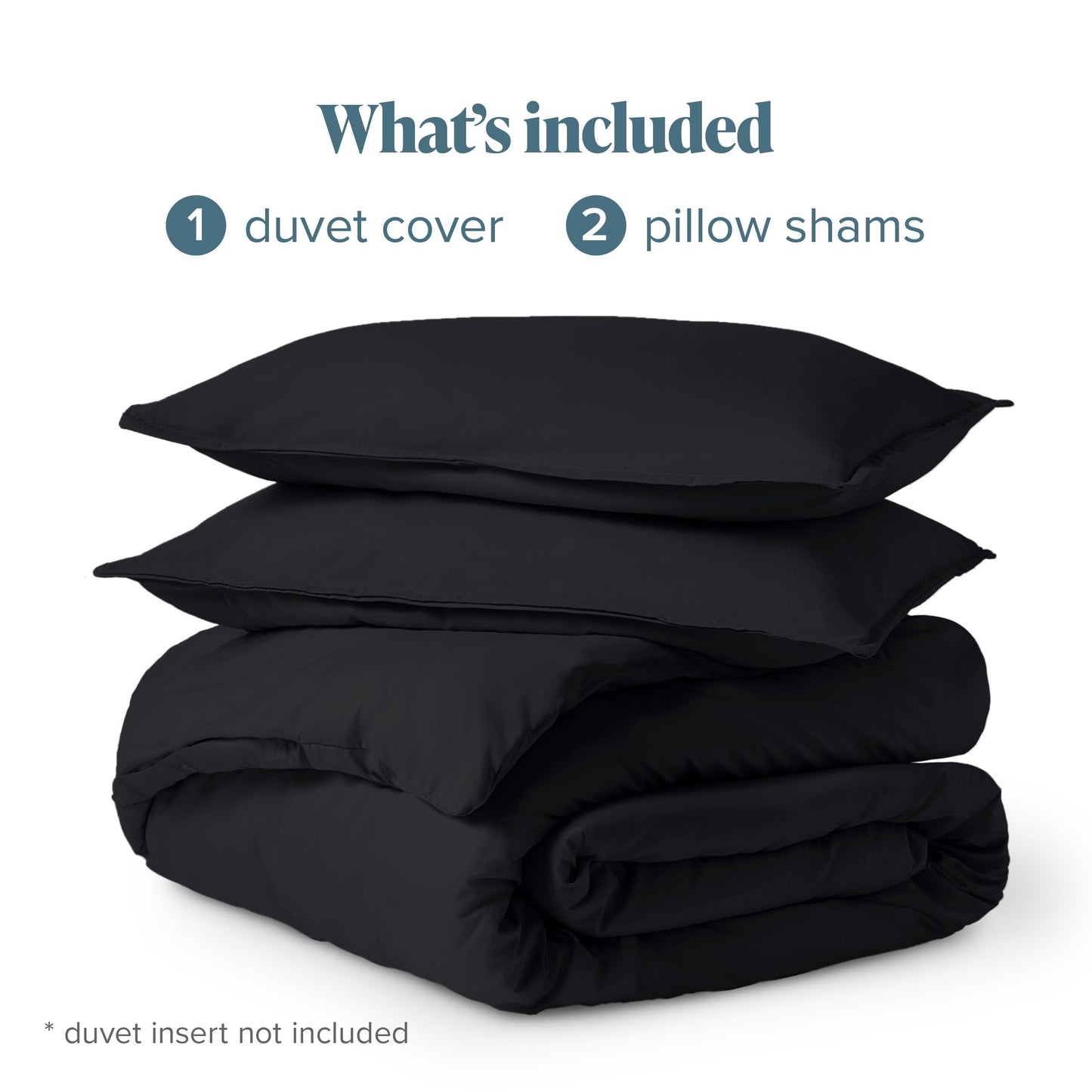 Bare Home Bedding Duvet Cover Queen Size - Premium 1800 Super Soft Collection - Lightweight, Cooling Duvet Cover - Soft Breathable Bedding (Queen, Black)