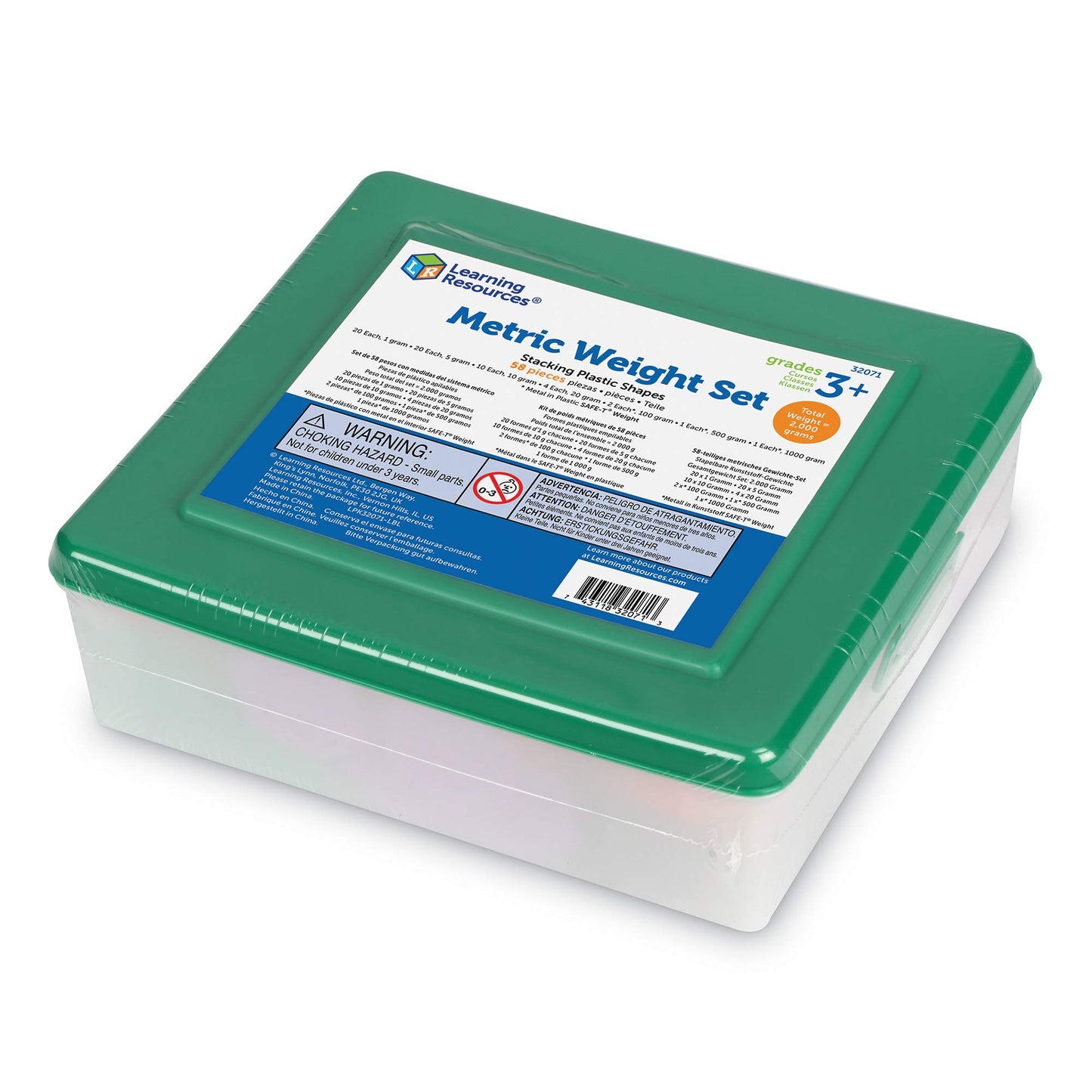 Learning Resources 32071 32071 Metric Weight Set
