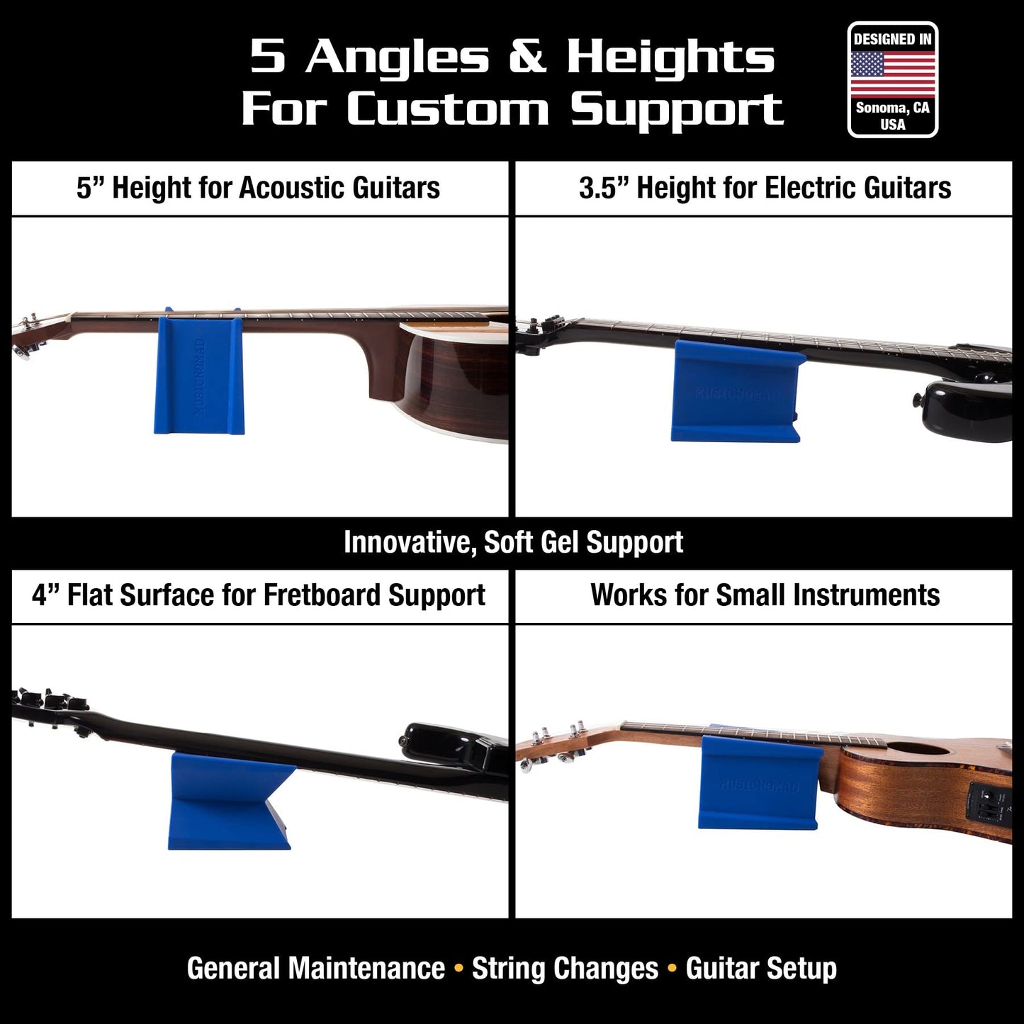 MusicNomad MN206 Cradle Cube-String Instrument Neck Support