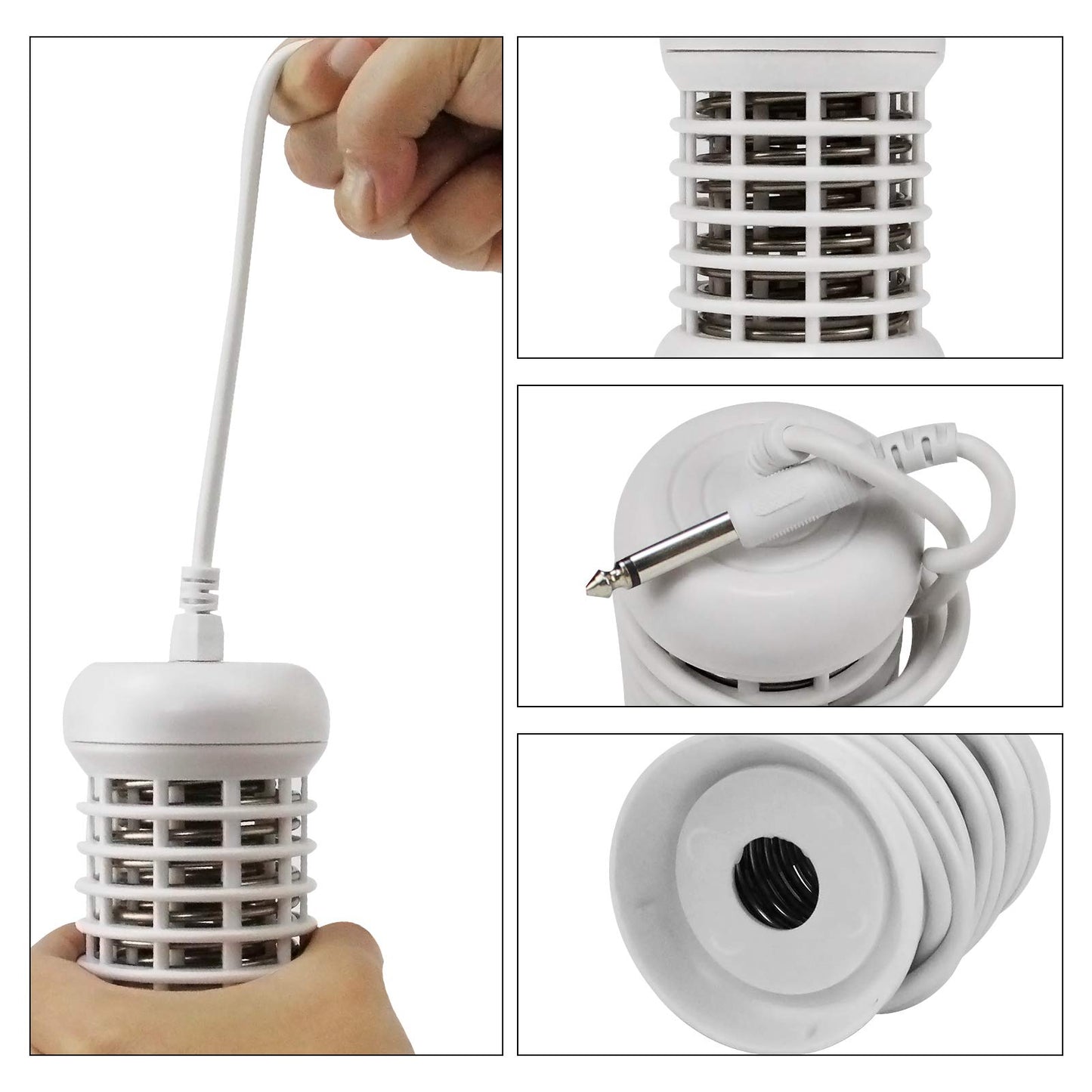 (White+5 Liners) - Portable Ionic Detox Foot Machine, Personal Cleanse Ionic Detox Foot Bath Spa Machine Ion Detox Machine for Home Travel