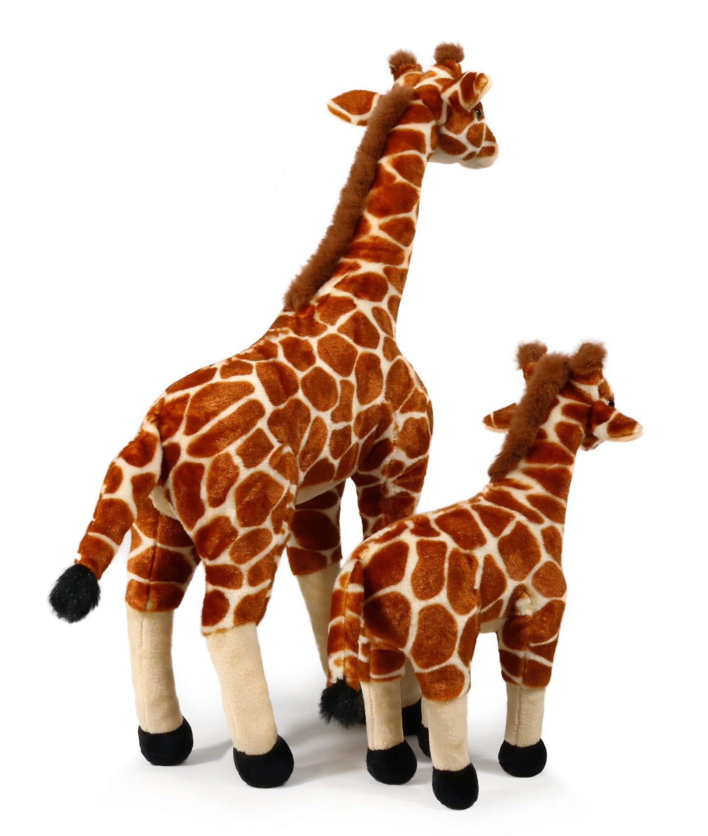 Ice King Bear Mom and Baby Stuffed Animals Set Zoo Wild Animals (Giraffe)