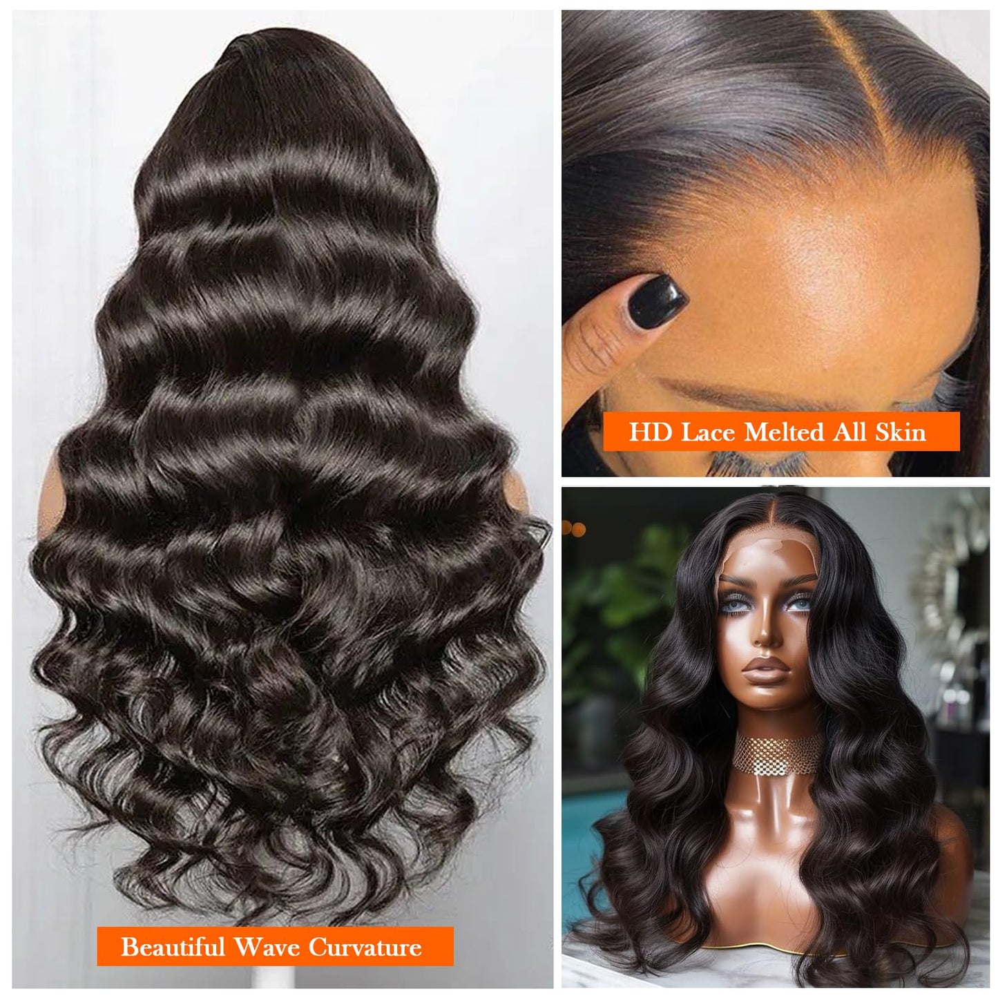 30 Inch Lace Front Wigs For Human Hair 13x4 HD Lace Frontl Human Hair Wigs Human Hair Wig 200% Density Glueless Wigs Human Hair Pre Plucked Human Hair