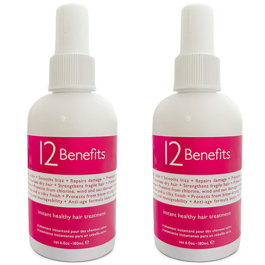 12 Benefits Instant Healthy Hair Treatment 6 Oz Set of 2