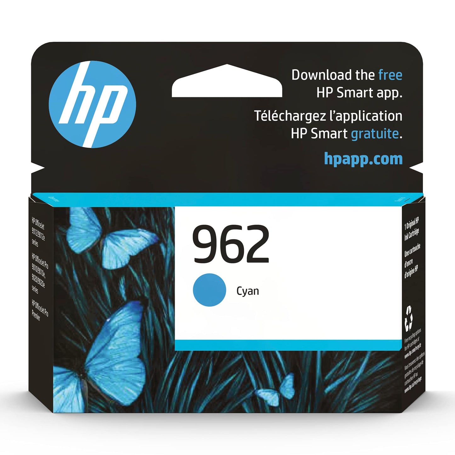 HP 962 Cyan Original Ink Cartridge (3HZ96AN#140)