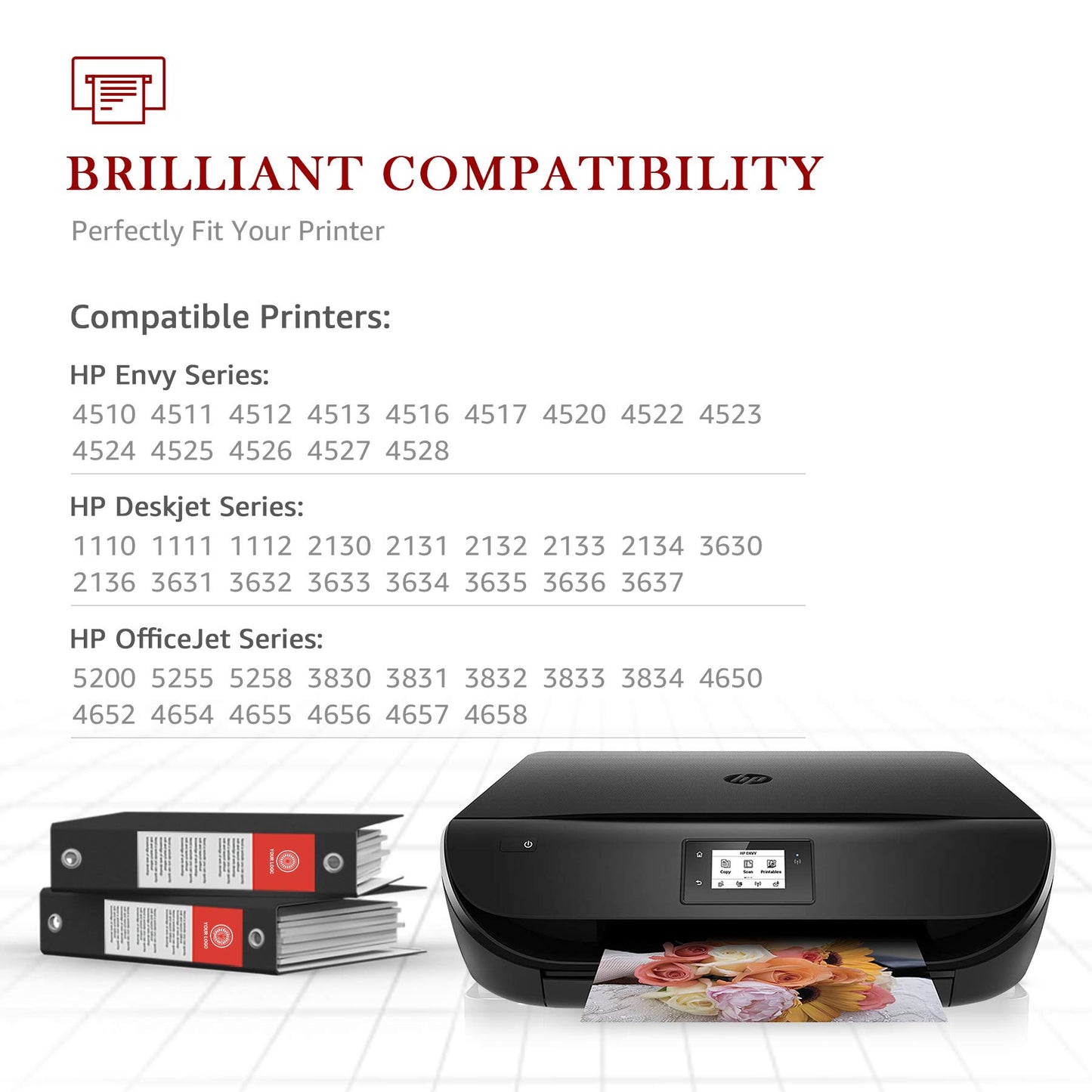 Toner Kingdom Remanufactured Ink Cartridge Replacement for HP 63 Ink 63XL for HP Envy 4520 Ink cartridges 4512 4516 Officejet 3830 4650 5255 5258 Deskjet 1112 Printer Ink(1 Black, 1 Tri-Color)