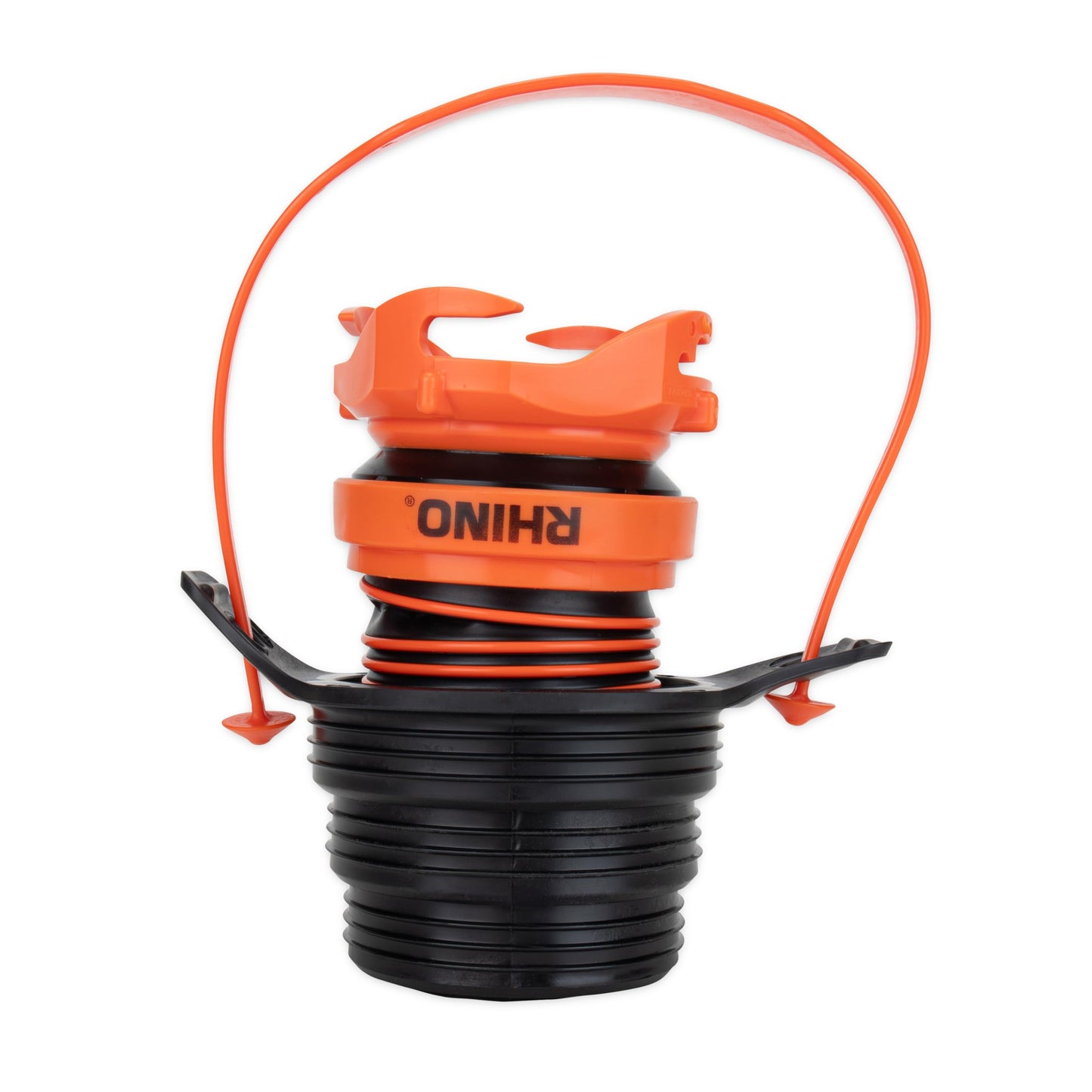 Camco 39319 Flexible 3-in-1 Sewer Hose Seal with RhinoExtreme Hose and Handle- Flexible Fitting Makes Connection to a Sewer Inlet Simple and Less Hands On!, Black, Standard