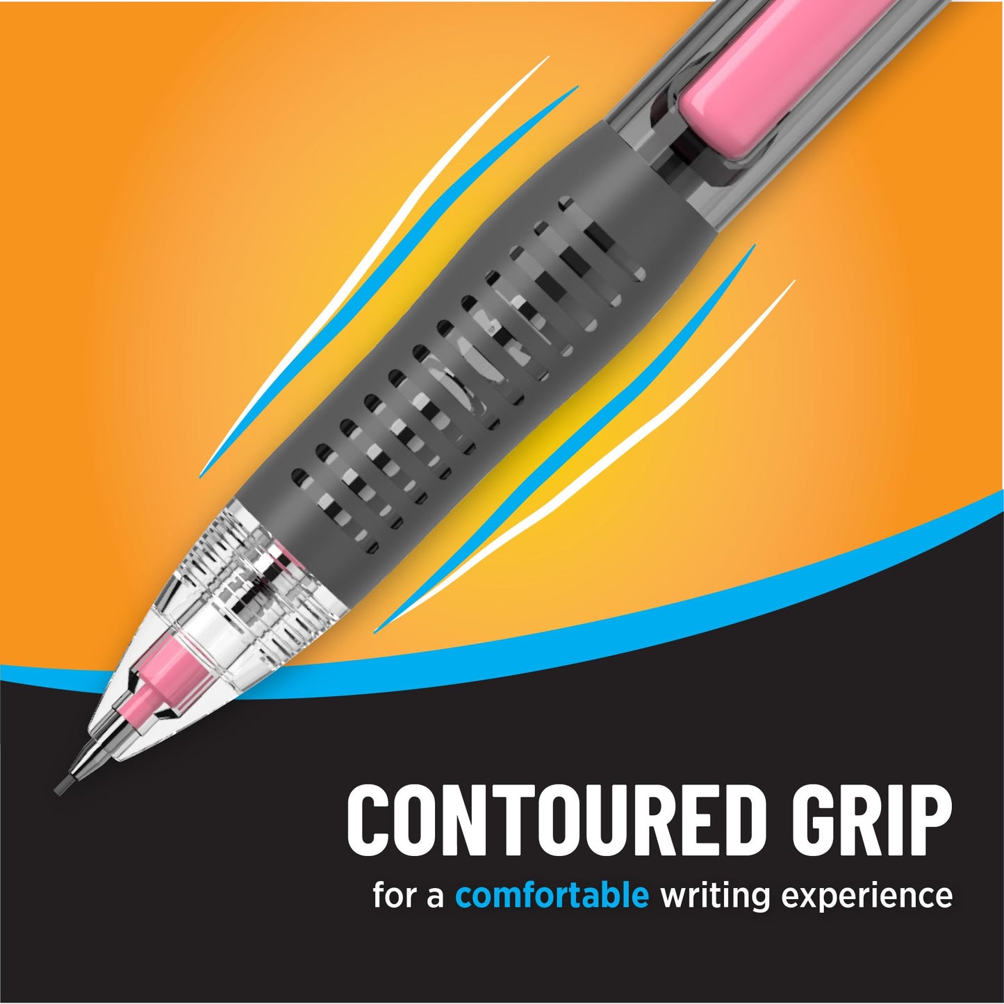 BIC Break-Resistant Mechanical Pencils with Erasers, Medium Point (0.7mm), 12-Count Pack Pencils for School or Office Supplies