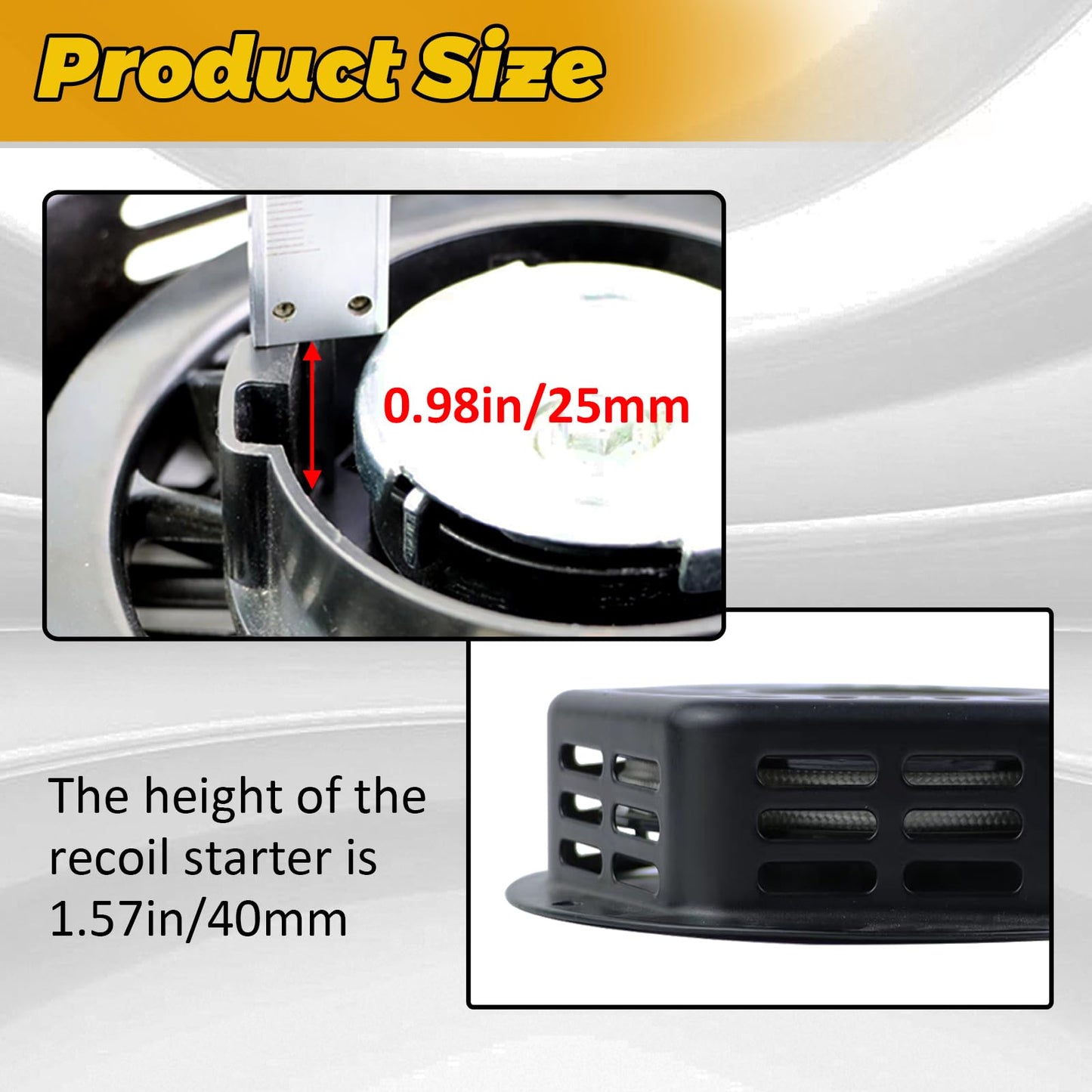 WOTIAN Recoil Starter Compatible with Champion 212cc 196cc 224cc Pull Start Assembly Generator Parts 3500w 4000w Part#22.061000.00