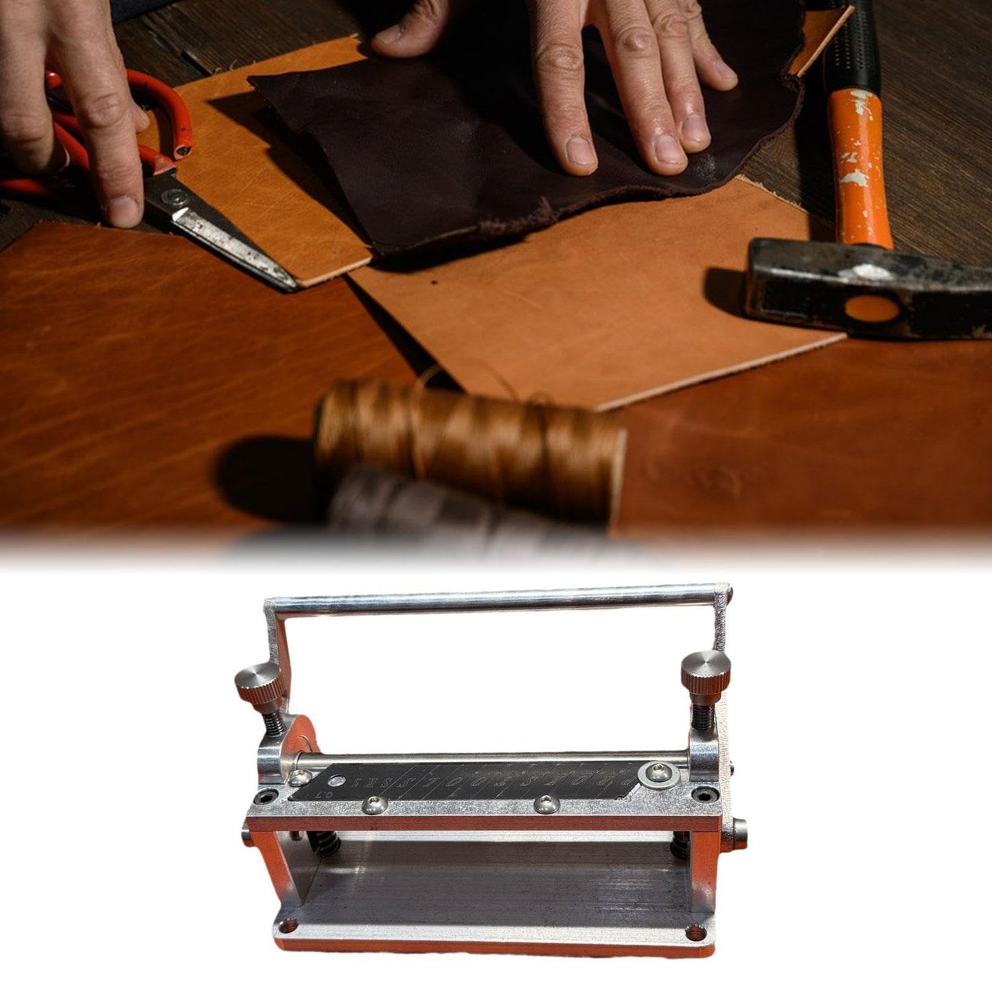 Wazsnhm Manual Leather Peeling Machine Leather Paring Skiver Leather Thinning Leathercraft Peeling Machine Leather Edge Skiving Tool