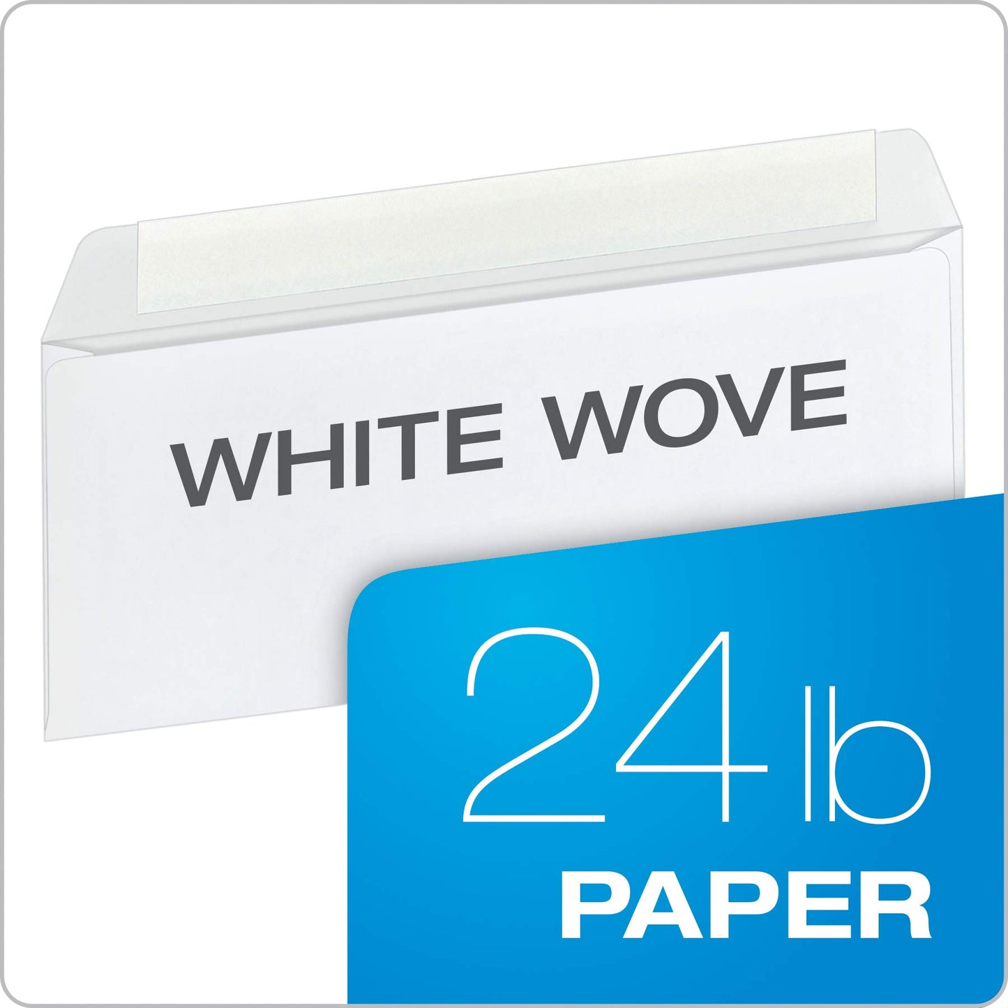 Columbian CO147 (#10) 4-1/8x9-1/2-Inch Grip-Seal White Envelopes, 500 Count