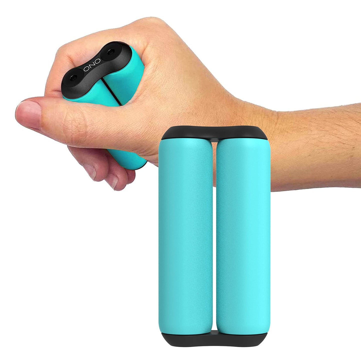 ONO Roller - Handheld Fidget Toy for Adults | Help Relieve Stress, Anxiety, Tension | Promotes Focus, Clarity | Compact, Portable Design (Junior Size/ABS Plastic, Teal)