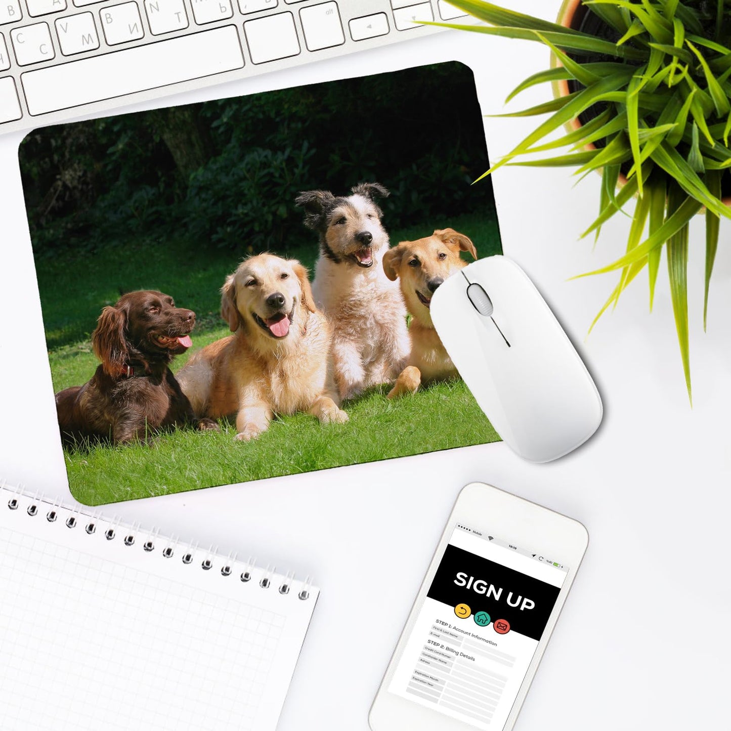 Nicunom 40 Pcs Sublimation Mouse Pad Blanks, 21.6 x 18 x 0.3 cm Heat Press Printing Crafts Mousepads DIY Custom Mouse Pads Anti-Slip Rubber Mouse Mat for Office Laptop Computer Gaming