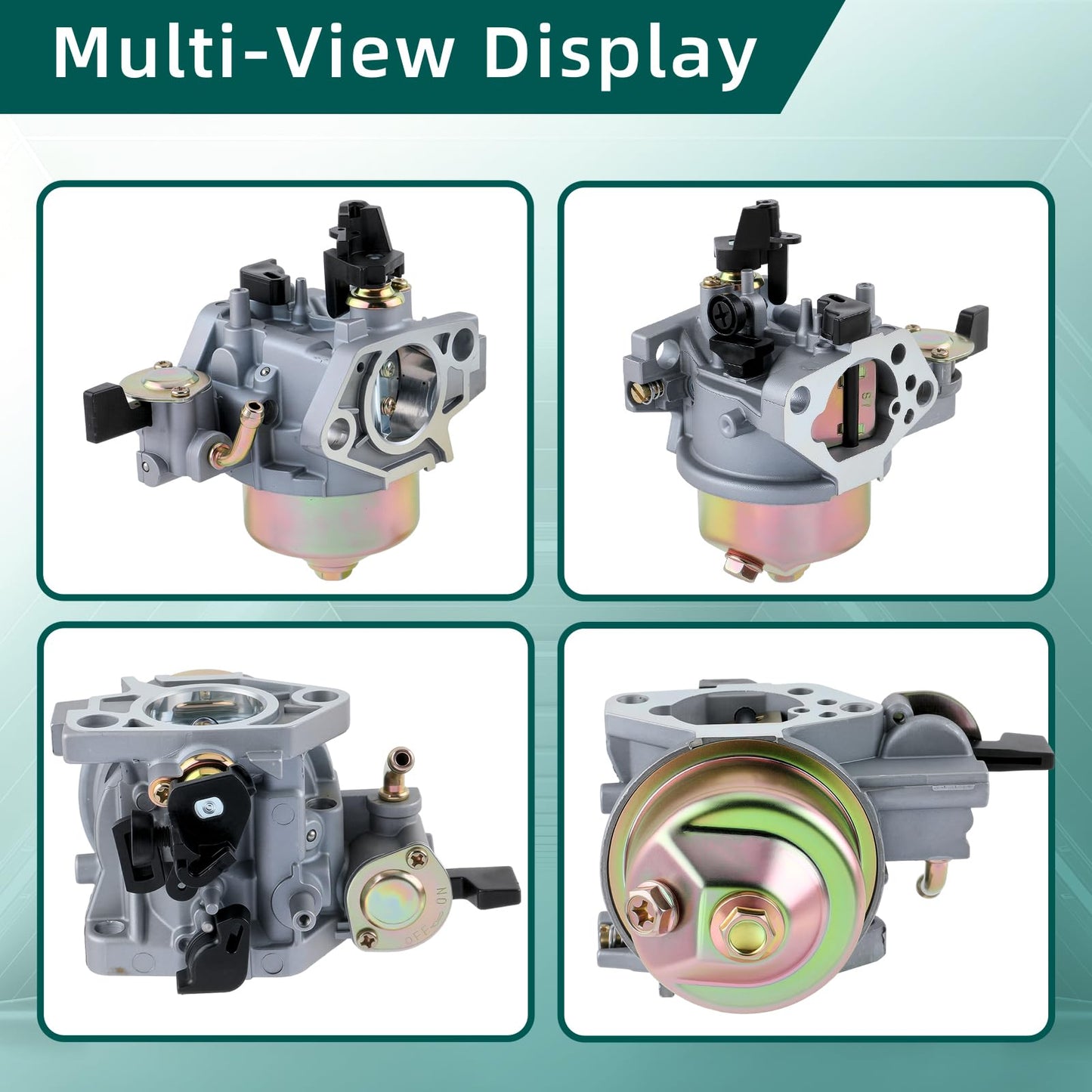 GX390 Carburetor Replacement for Honda GX390 13HP 11HP Engine GX340 13HP Carb with Air Filter Gaskets Tune up kit w/Choke Level Replaces 16100-ZF6-V01 DXPW60605 DXPW60606 DH4240B DXPW4240 DXPW4440