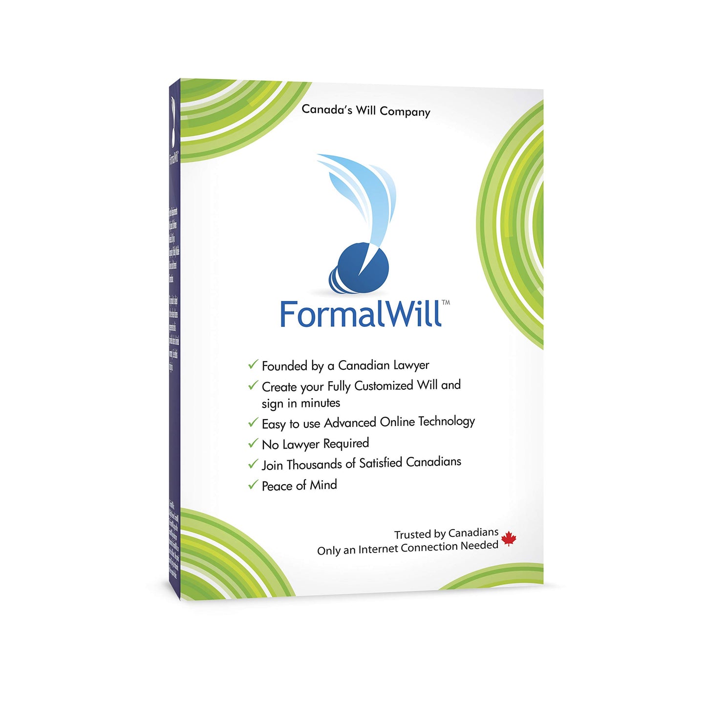 FormalWill Canadian Online Will 2026 – Fully Customized Legal Will (No Lawyer Required) + Bonus Power of Attorney (Property & Health), Funeral Wishes & Asset Inventory (Will Kit)