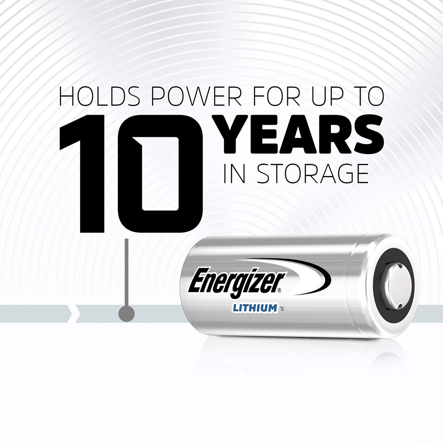 Energizer Photo Battery, Cell Size, 123, 12-Count