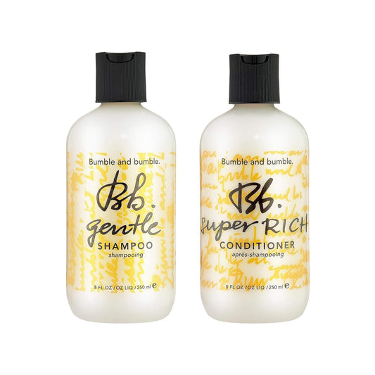 Bumble And Bumble Gentle Shampoo 8-Ounces & Bumble And Bumble Super Rich Conditioner 8-Ounces