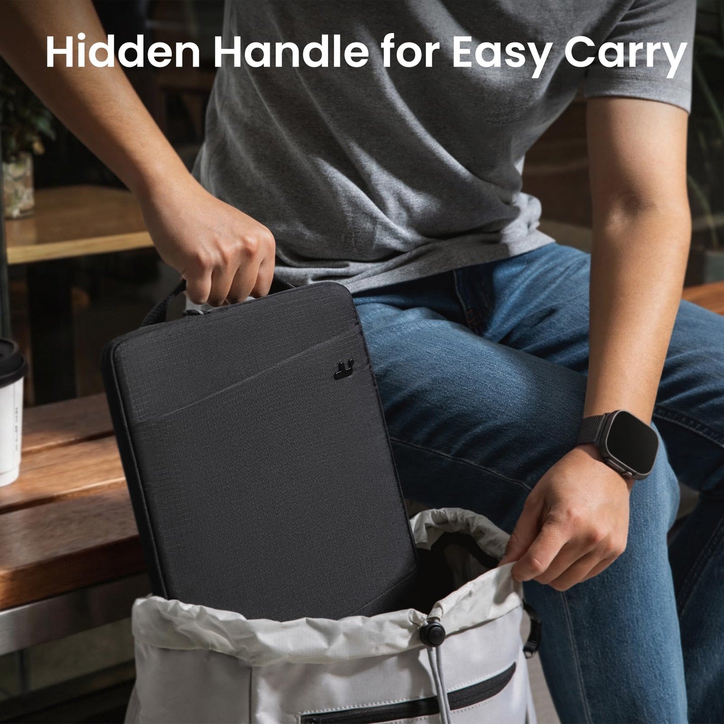 tomtoc Essence-A35 360 Protective Laptop Sleeve for 14-inch HP Lenovo Acer ASUS Dell Laptop