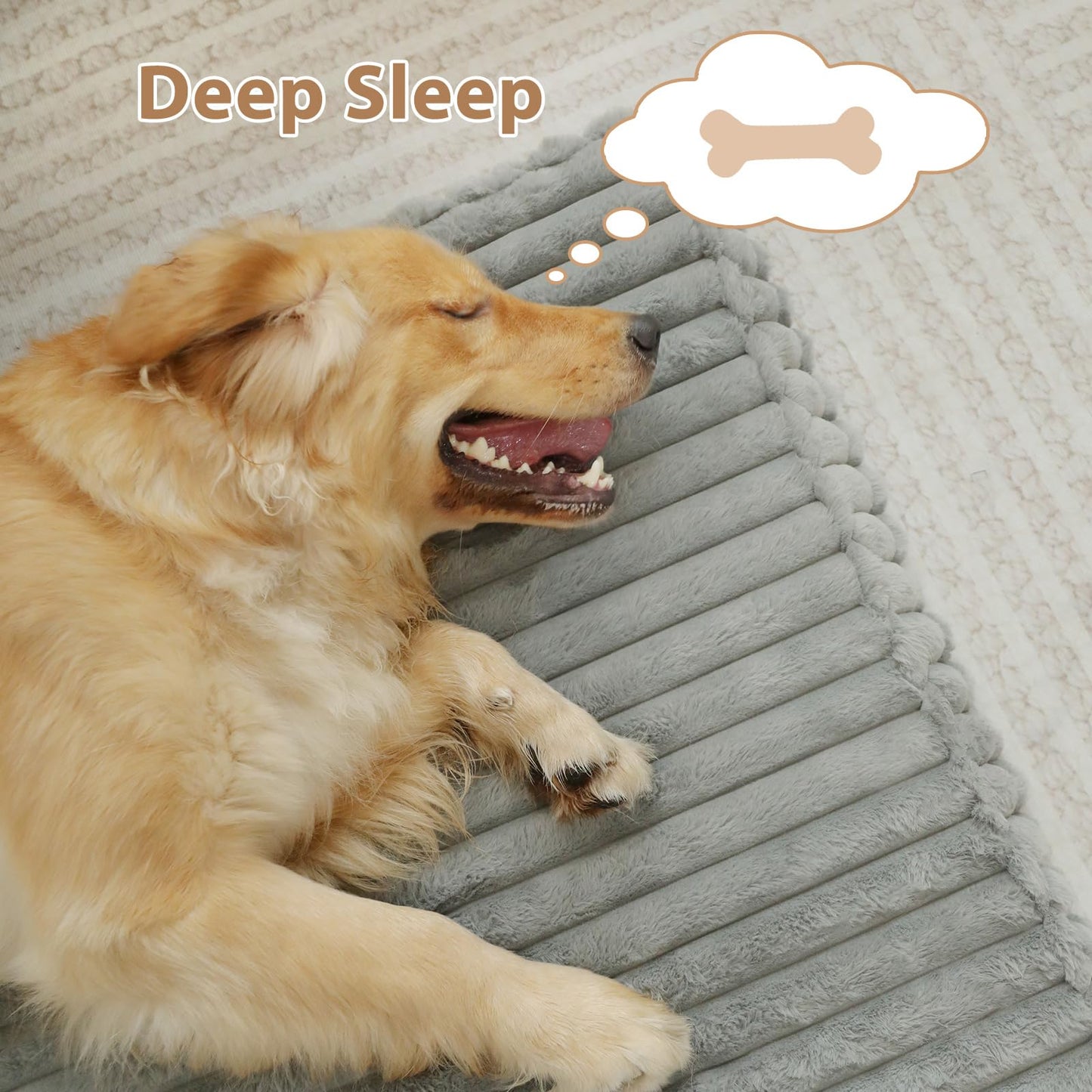 Colvay Dog Bed Medium, Lit Pour Chien with Removable Machine Washable Cover, Orthopedic Dog Bed for Crate with Non-Slip Bottom, Comfy Dog Beds | Lit Chien.