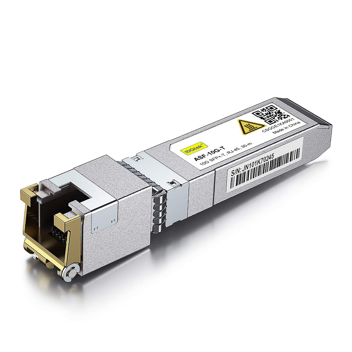 10GTEK 1.25/2.5/5/10G-T SFP+ to RJ45 Copper Module - 10GBase-T Transceiver for Cisco SFP-10G-T-S Ubiquiti unifi UF-RJ45-10G D-Link Supermicro Broadcom Linksys up to 30m Pack of 2