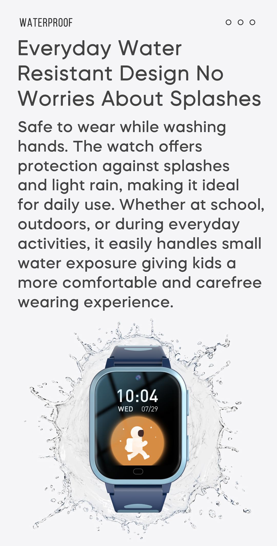 4G GPS Smart Watch for Kids,Kids Phone Smartwatch with Whatsapp Line,Anti-Lost Waterproof Video Phone Call Real-time Tracking Pedometer Voice Message Camera SOS Alarm Watch for Boys Girls Gifts(Blue)