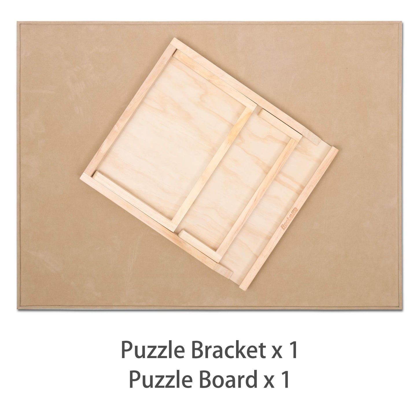 Becko Puzzle Board & Bracket Set/Wooden Puzzle Board Kit/Jigsaw Puzzle Plateau - with Puzzle Board Set for Up to 1000 Pieces