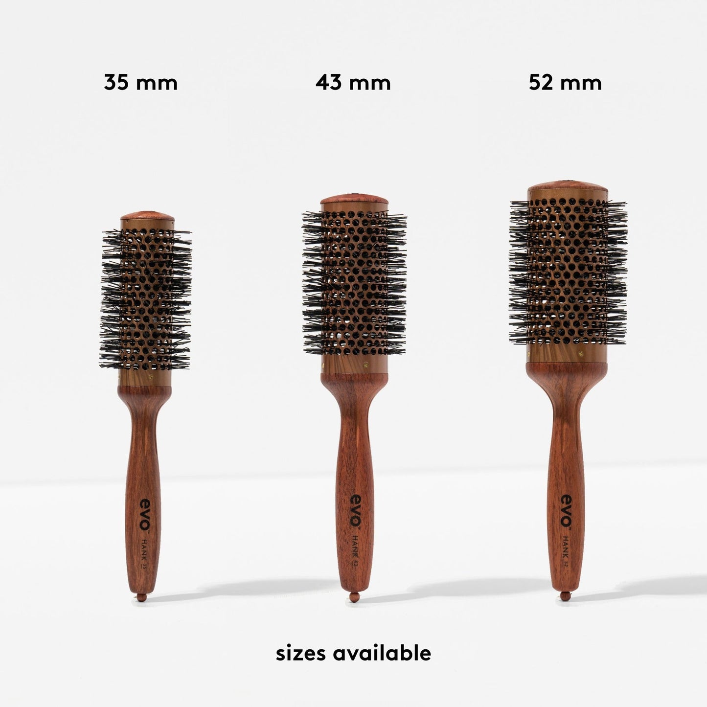 EVO Ceramic Vent Radial Brush, Hank 52