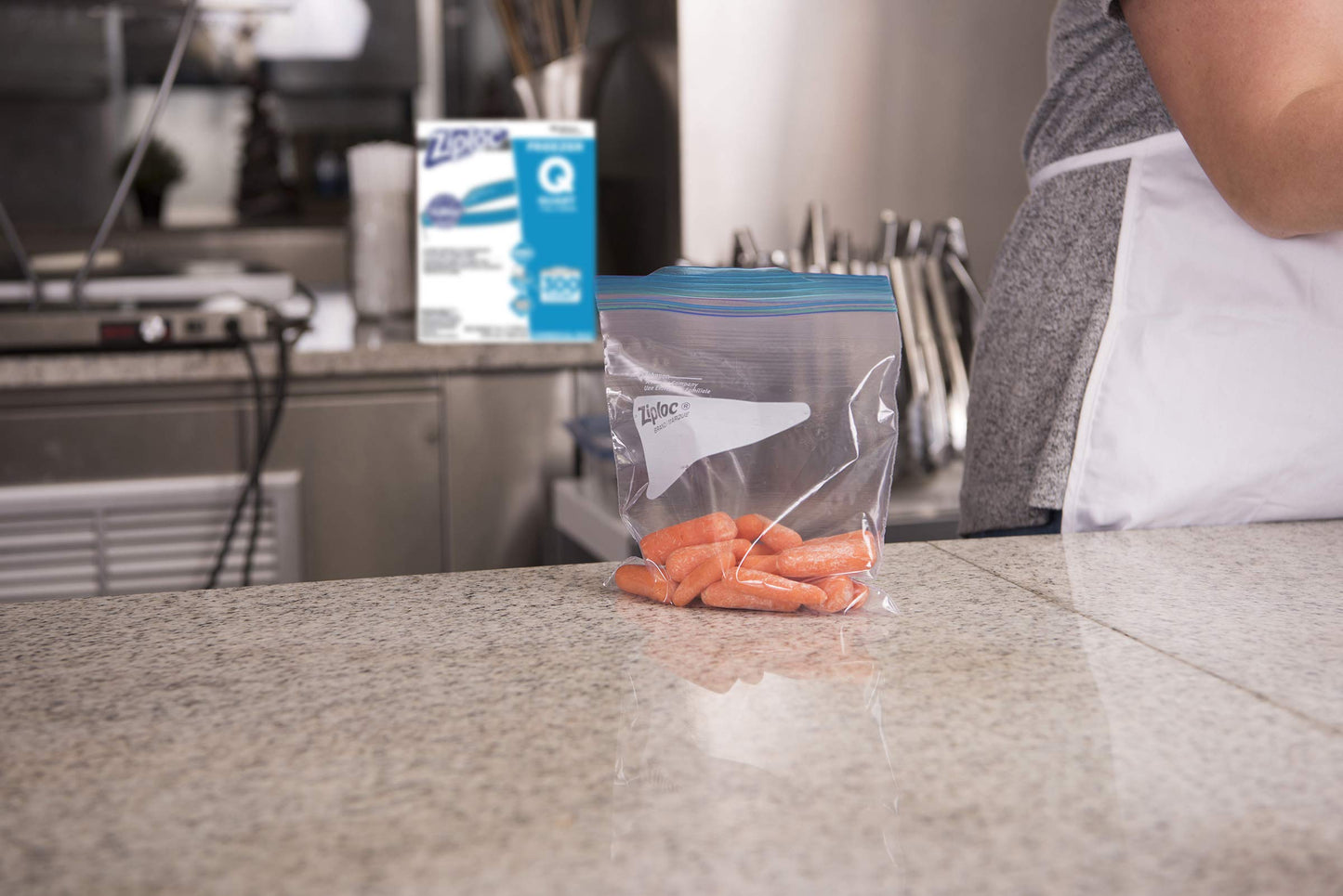Ziploc PRO Freezer Quart 300ct, Clear (696187)