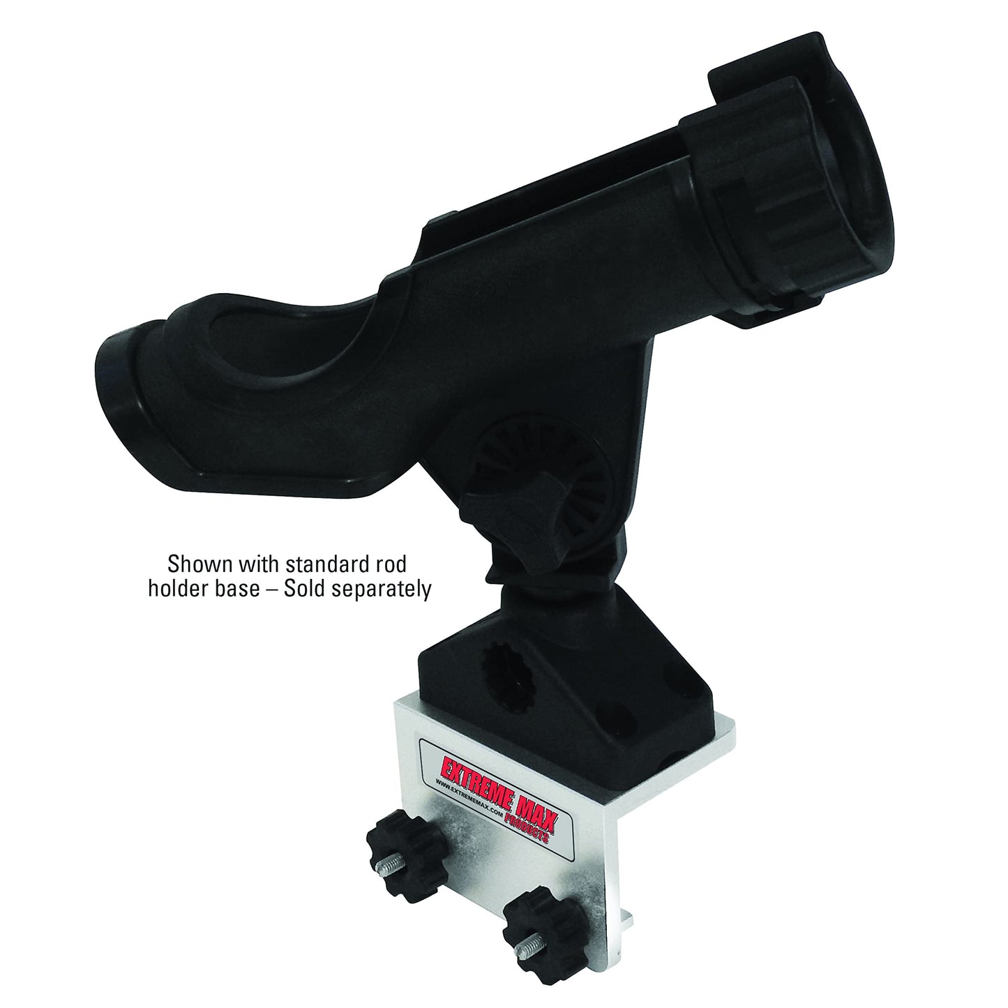 Extreme Max 3005.4405 90° Aluminum Slider Base for Lund Sport Track Systems