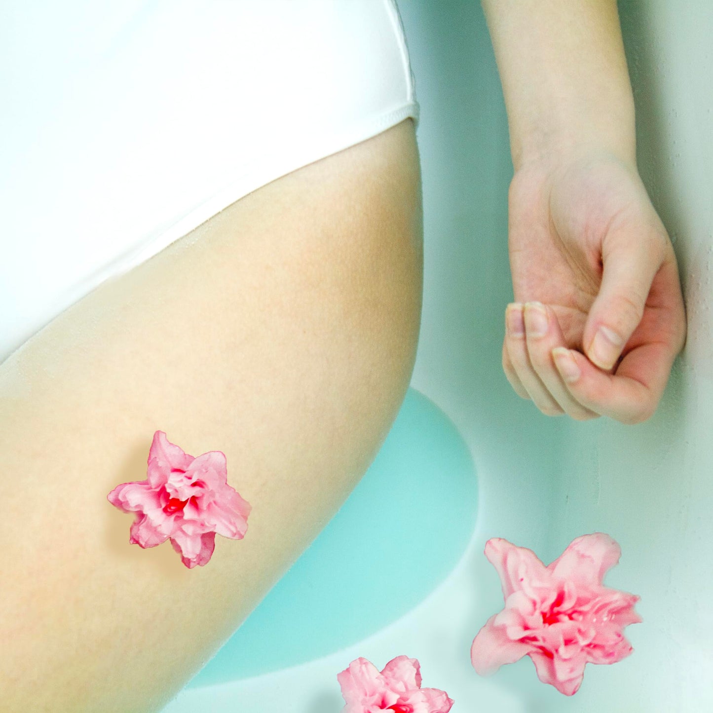 BATH BEAN Luxury Body Stopper, Anti-Slip Spa Accessory, Holds Reclined Position in Bath to Fully Release Tension, Bathe Comfortably Hands Free, and Keep Your Hair Dry. Recline, Relax, Stay Put!