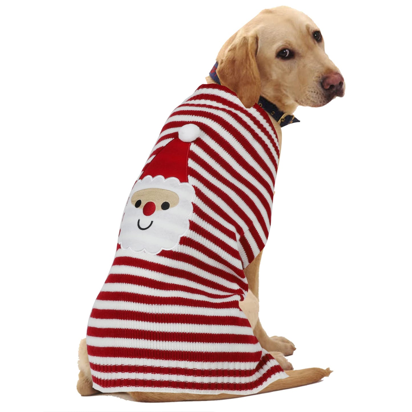 HAPEE Xmas Dog Sweaters, Santa Pet Clothes, Dog Apparel for Large Dogs - Santa Claus, XXX-Large