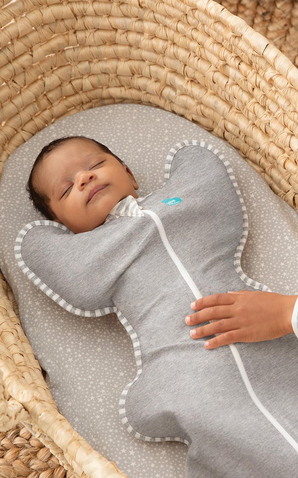 Love To Dream Swaddle UP, Dramatically better sleep, Allow baby to sleep in their preferred arms up position for self-soothing-Grey