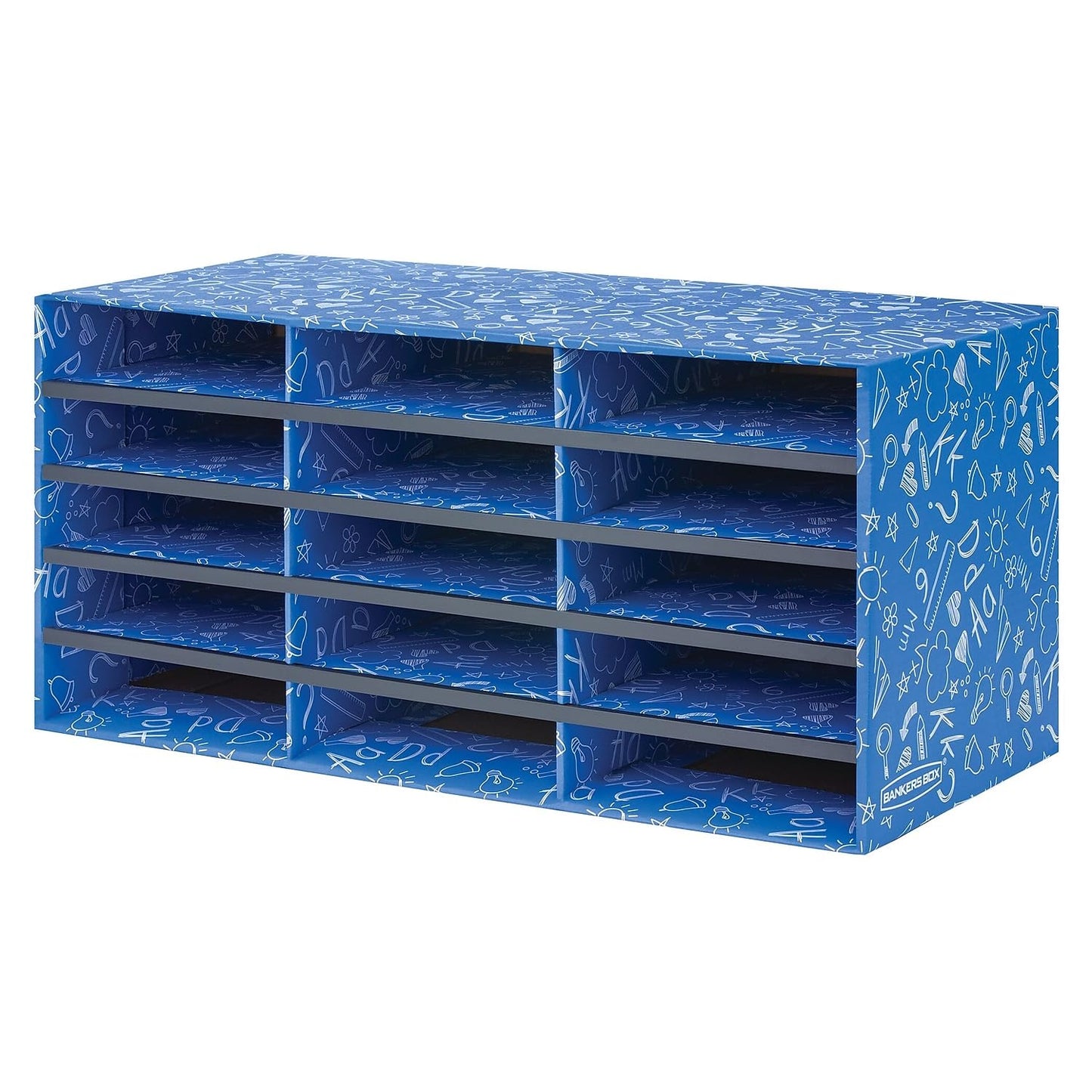 Bankers Box Classroom 15 Compartment Literature Sorter, Single (3384301)