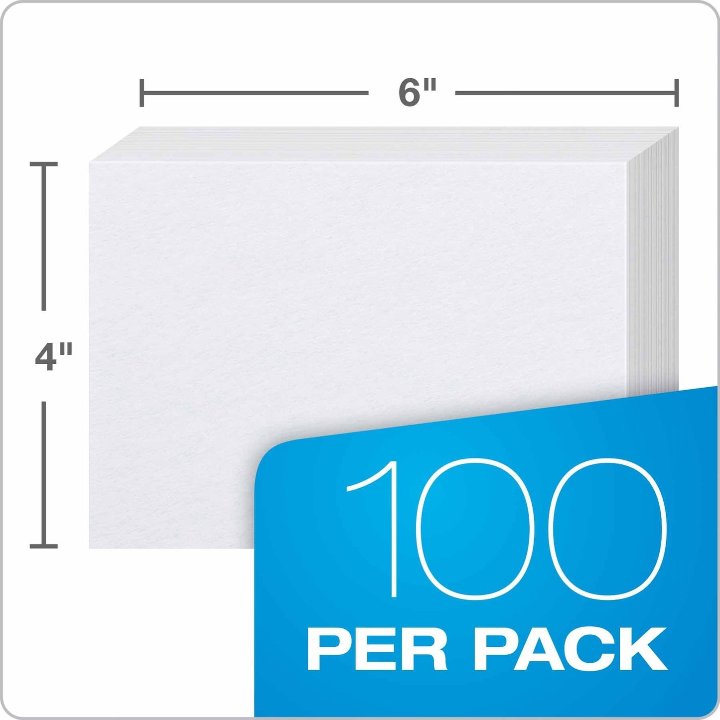 Pendaflex Oxford Blank Index Cards, 4x6 Inches, White, 1000 Cards (40)