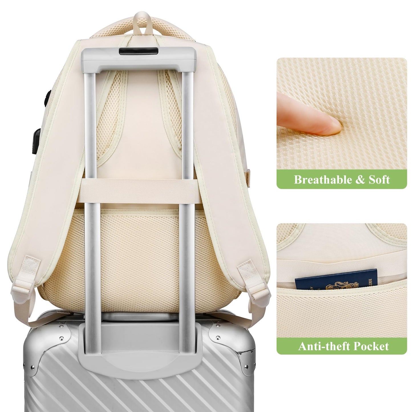School Backpack for Teen Girls,Cute Backpacks for Women Aesthetic Bookbag Laptop Bag Back Pack for Middle School Laptop Bag Back Pack School Bag