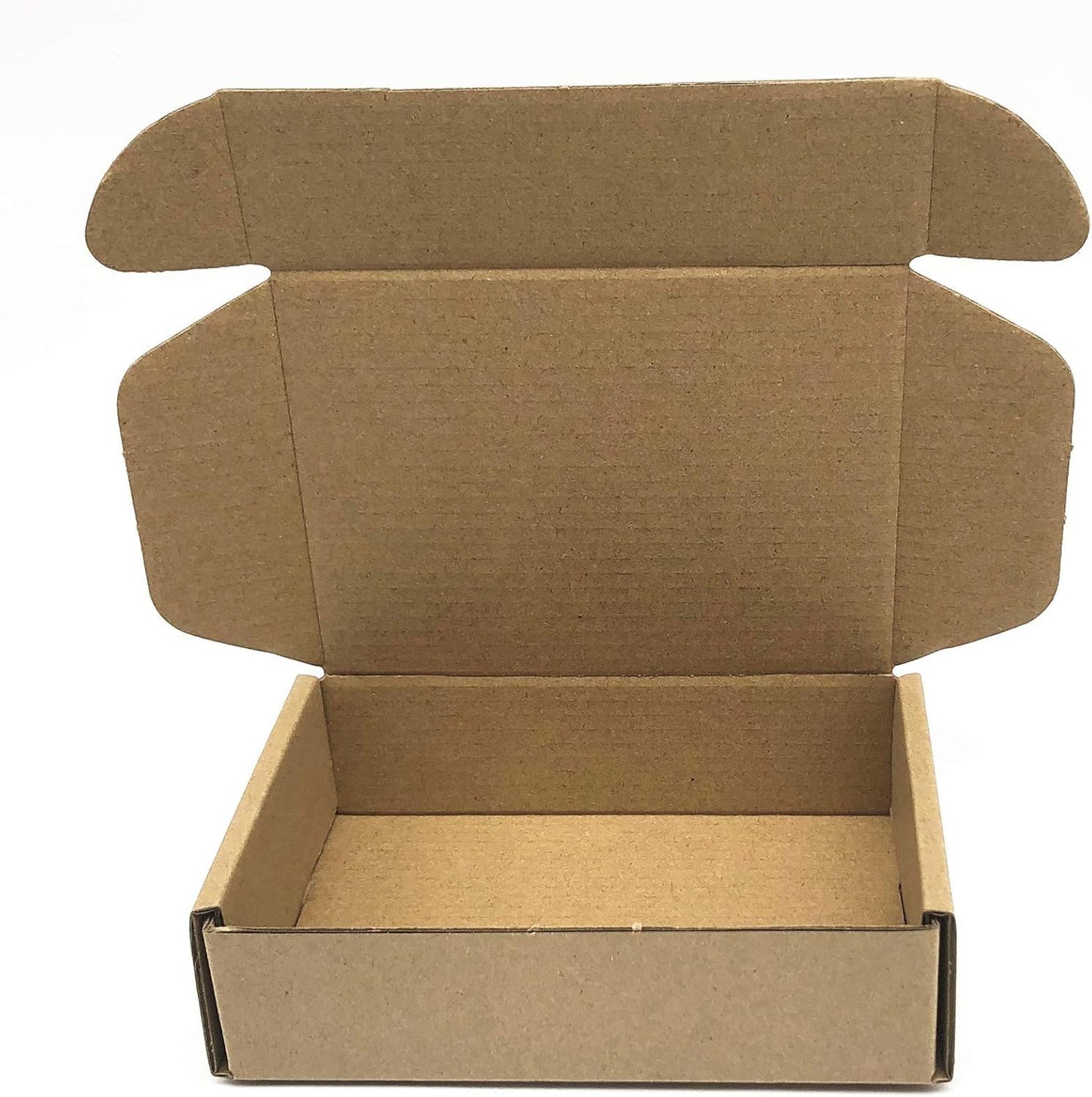 Small Cardboard Shipping Box Mailers 6x4x1.6 Inch Corrugated Packaging Storage Boxes 100 Pack (Inside Size: 5.3 x 3.8 x 1.5")