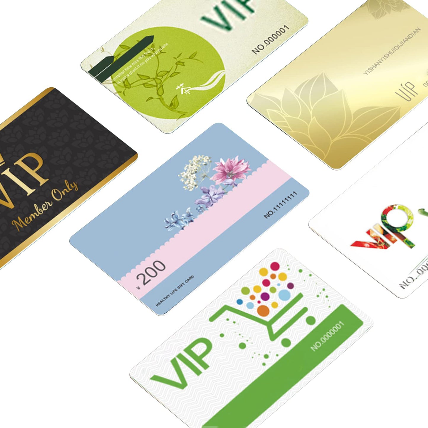 VANRA 250 Pack Premium Blank PVC Cards for Photo ID Badge Printers CR80 30 Mil White Plastic Card for Standard ID Cards and Identification Badges
