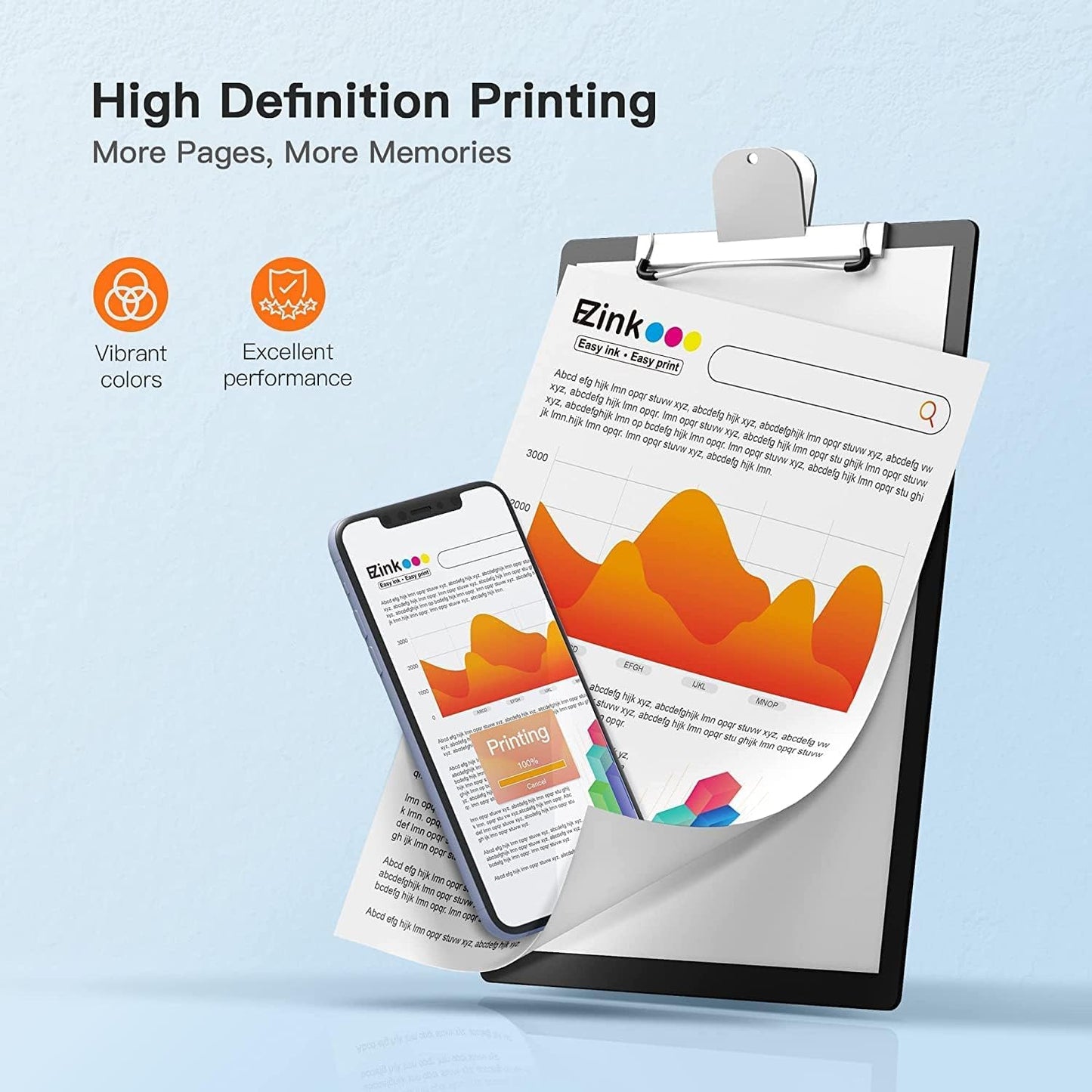 10 Pack 127 Ink Cartridge Replacement Remanufactured for Epson 127 T127 to use with NX530 625 WF-3520 WF-3530 WF-3540 WF-7010 WF-7510 7520 545 645 (4 Large Black, 2 Cyan, 2 Magenta, 2 Yellow)