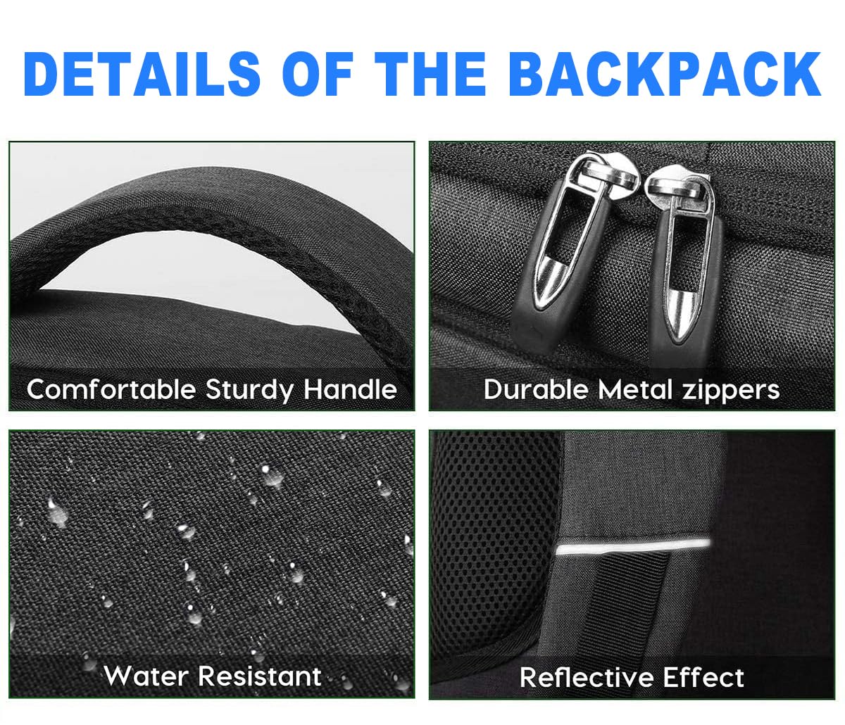 17.3inch Laptop Backpack for Men and Women with Computer Compartment & USB Charging Port,Back Pack for Travel Business Work University,School Backpack for Teen Boys,Sac a Dos Ordinateur Portable