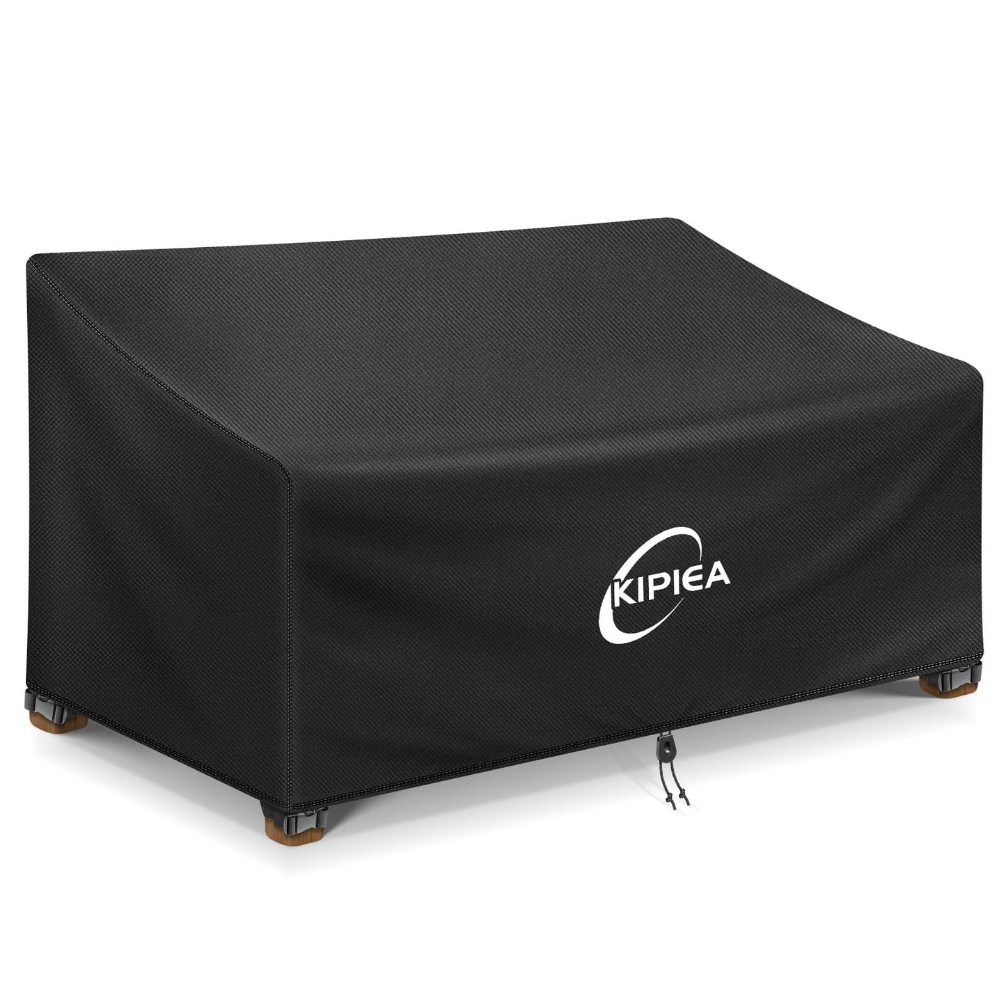 Kipiea Patio Sofa Cover, Heavy Duty 600D Outdoor Couch Cover Waterproof Winter, 3-Seat Patio Furniture Cover Loveseat, Outdoor Sofa Covers with Anti UV and No Tears, No Fading (78" W x 34" D x 31" H)