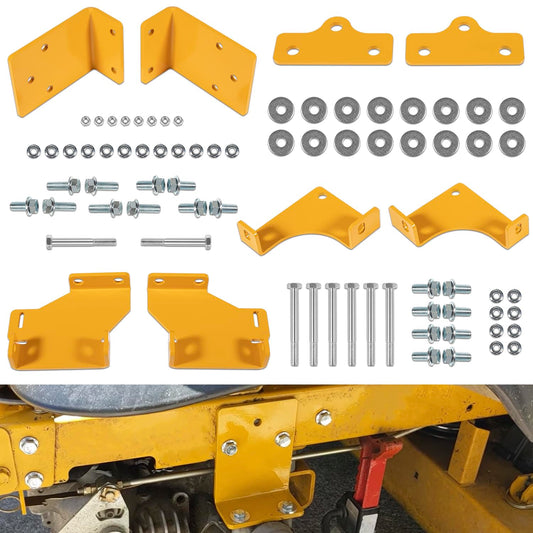 125255 Hydro Transmission Brackets Kit for Zero Turn Mower Hustler Raptor SD SDX Mower Replace 552564, 552565, 552566, 552567