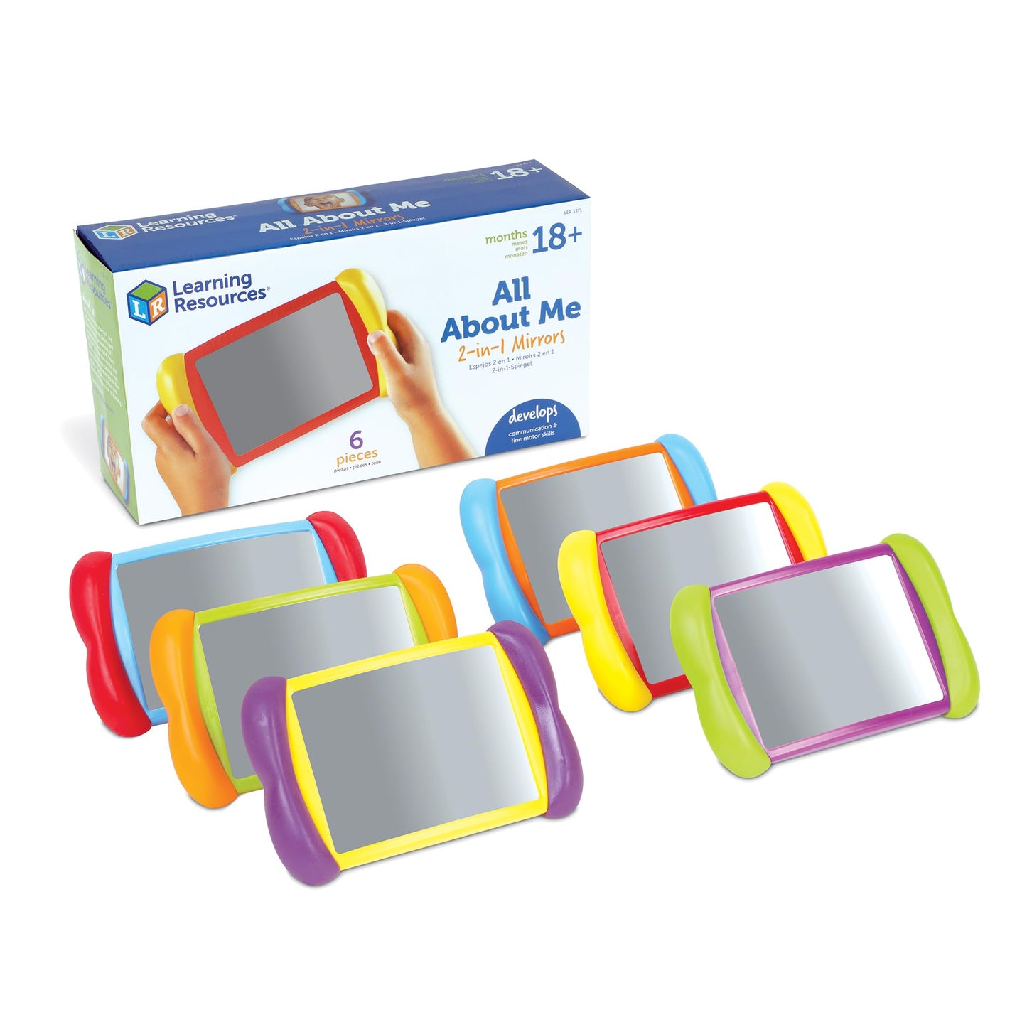 Learning Resources LER3371 All About Me 2-in-1 Mirrors