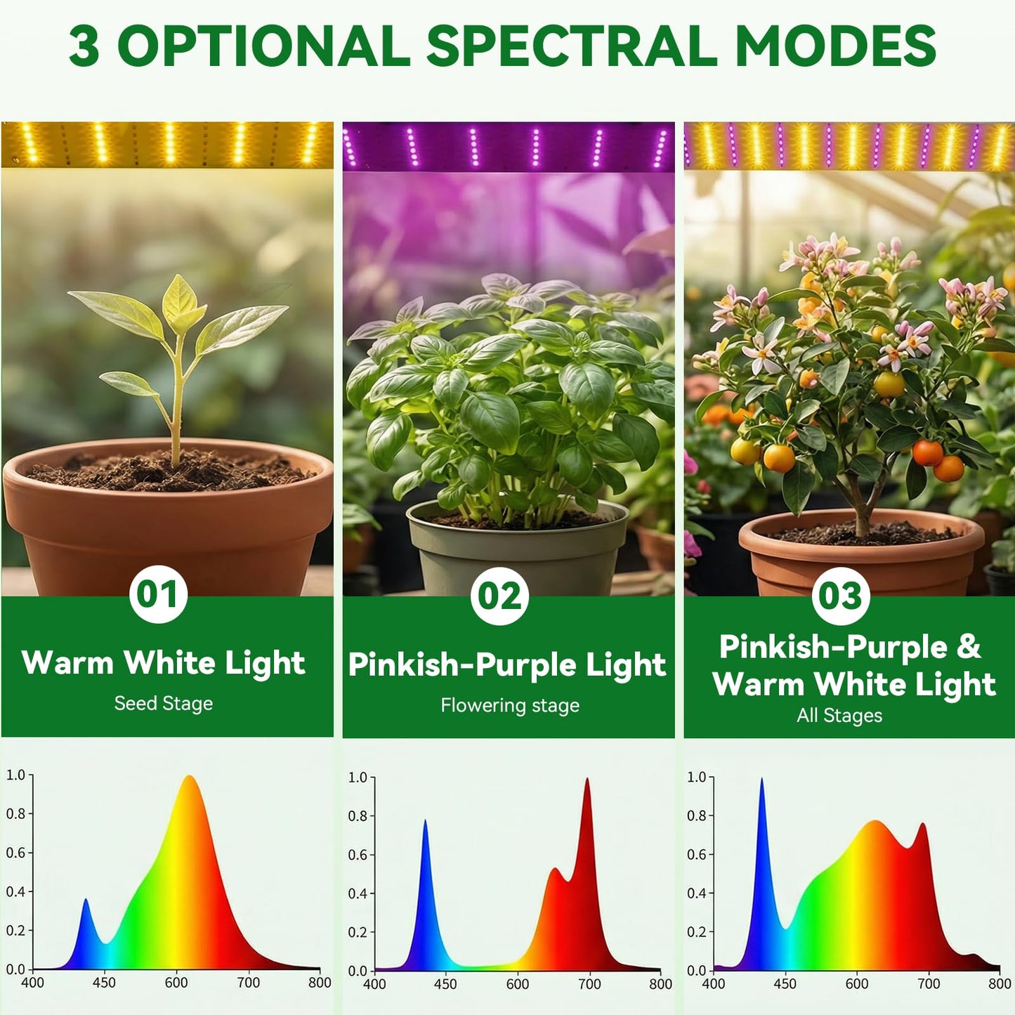 Mini Indoor Greenhouse with Grow Lights PVC Tent Portable Green House Cabinet Kit for Plant Seed Starting