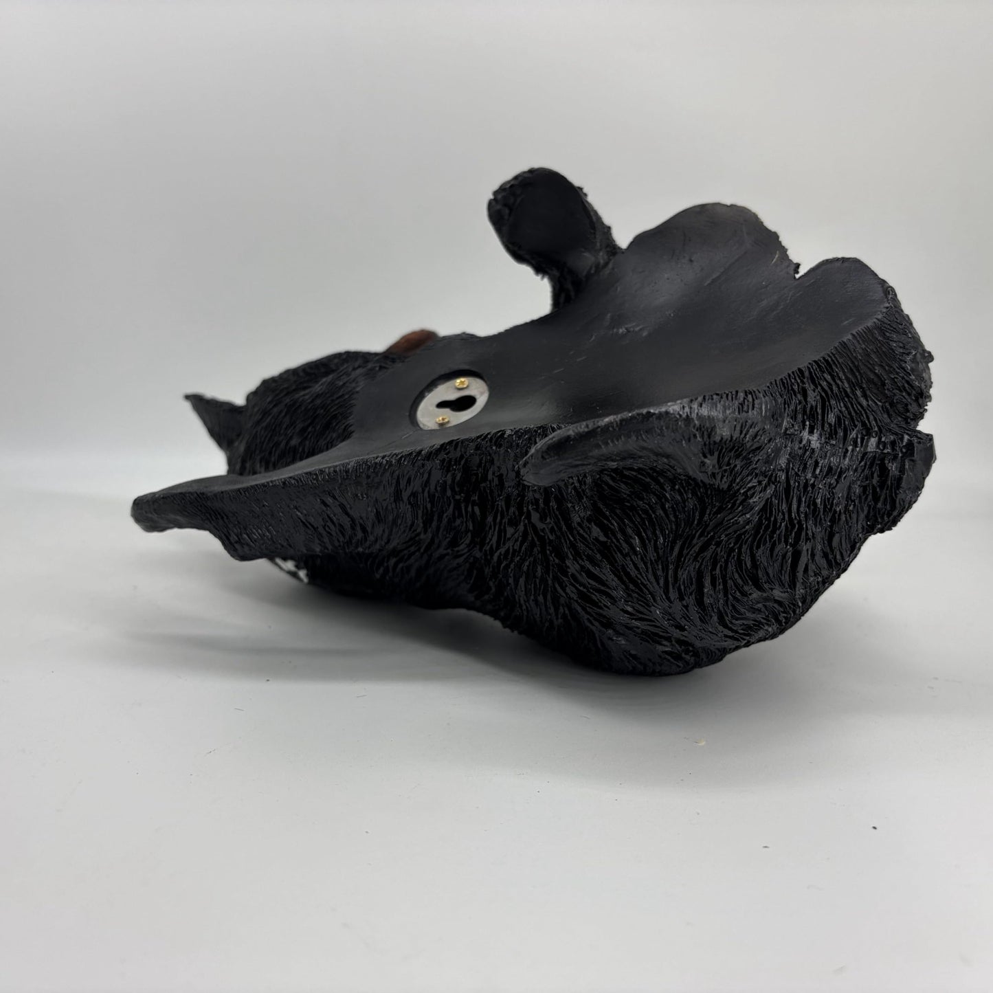 Yaoemei Black Bear cub Tree Hugger Decor. Forest Wildlife Animal Stadue，Climbing Tree Statue Hanging,Tree-Mounted - Realistic Polyresin stadue - for Housewarming, Outer Door,Garden, Yard.